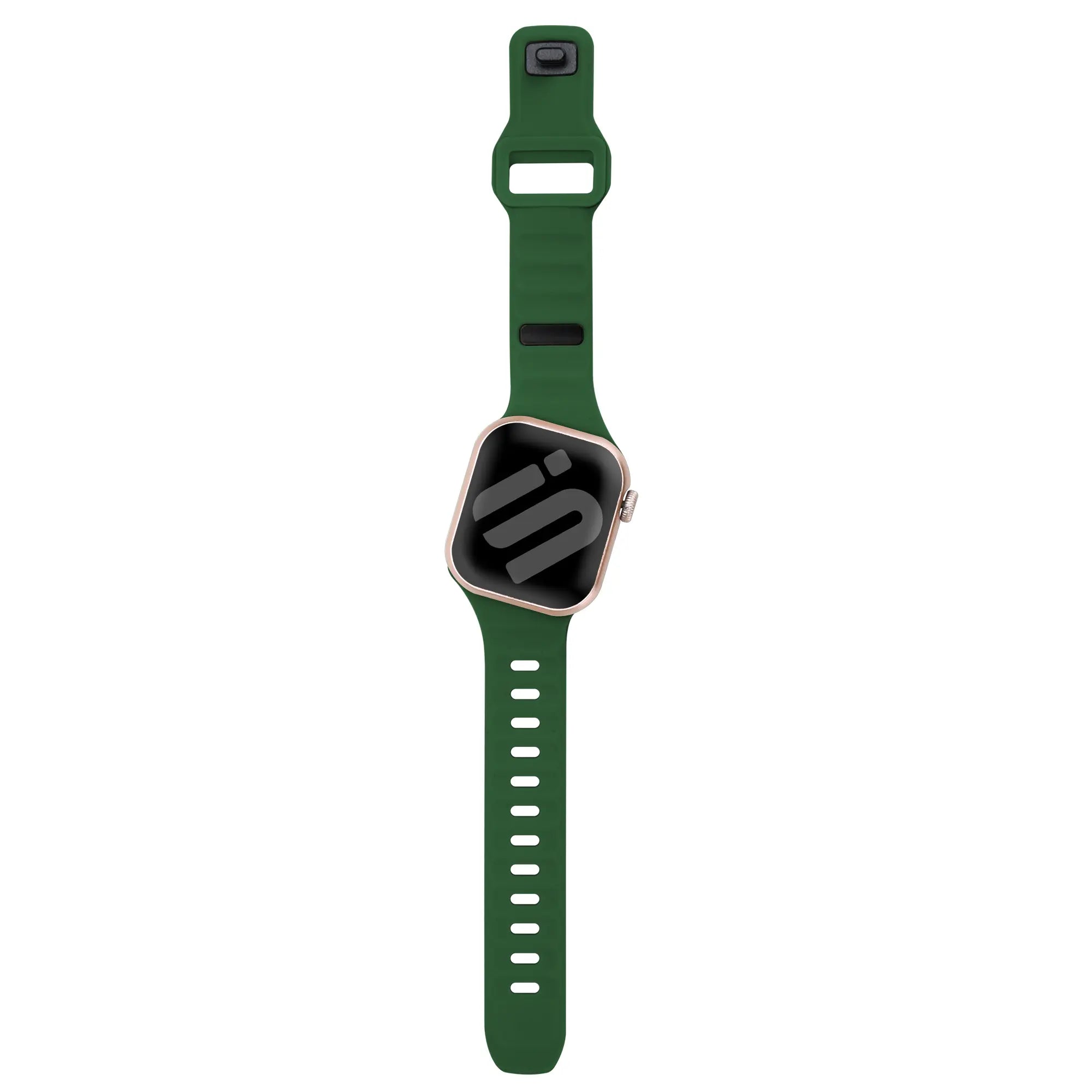 Apple Watch tilted sport band (donkergroen)