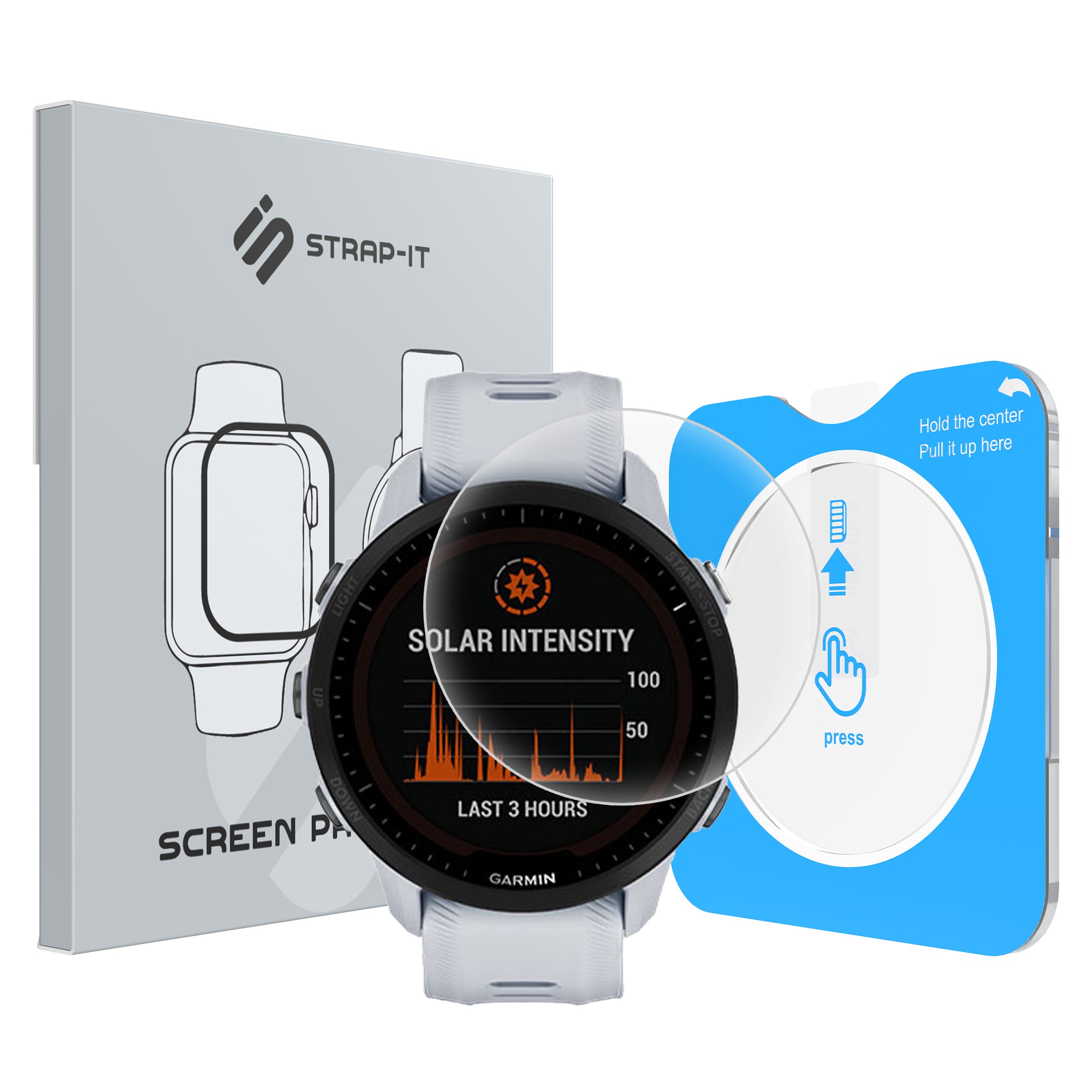 Screenprotector met One-Click tool - Garmin Forerunner 955
