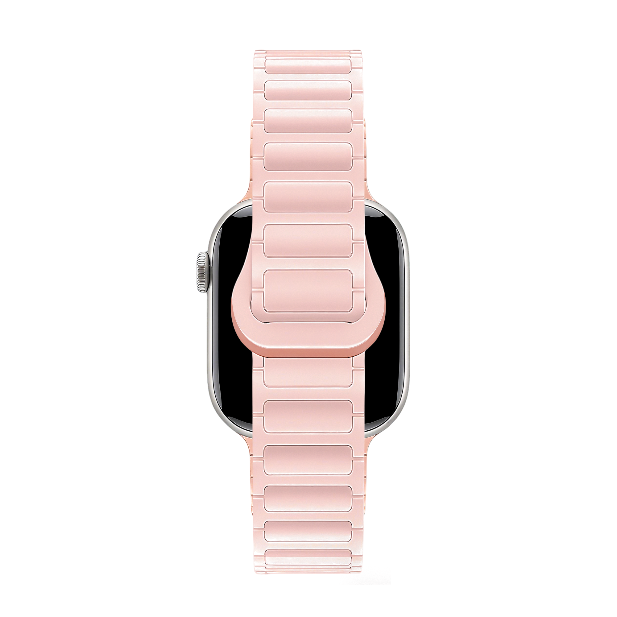 Bandz Apple Watch Magnetic Silicone Strap 'Slim' (Pink)