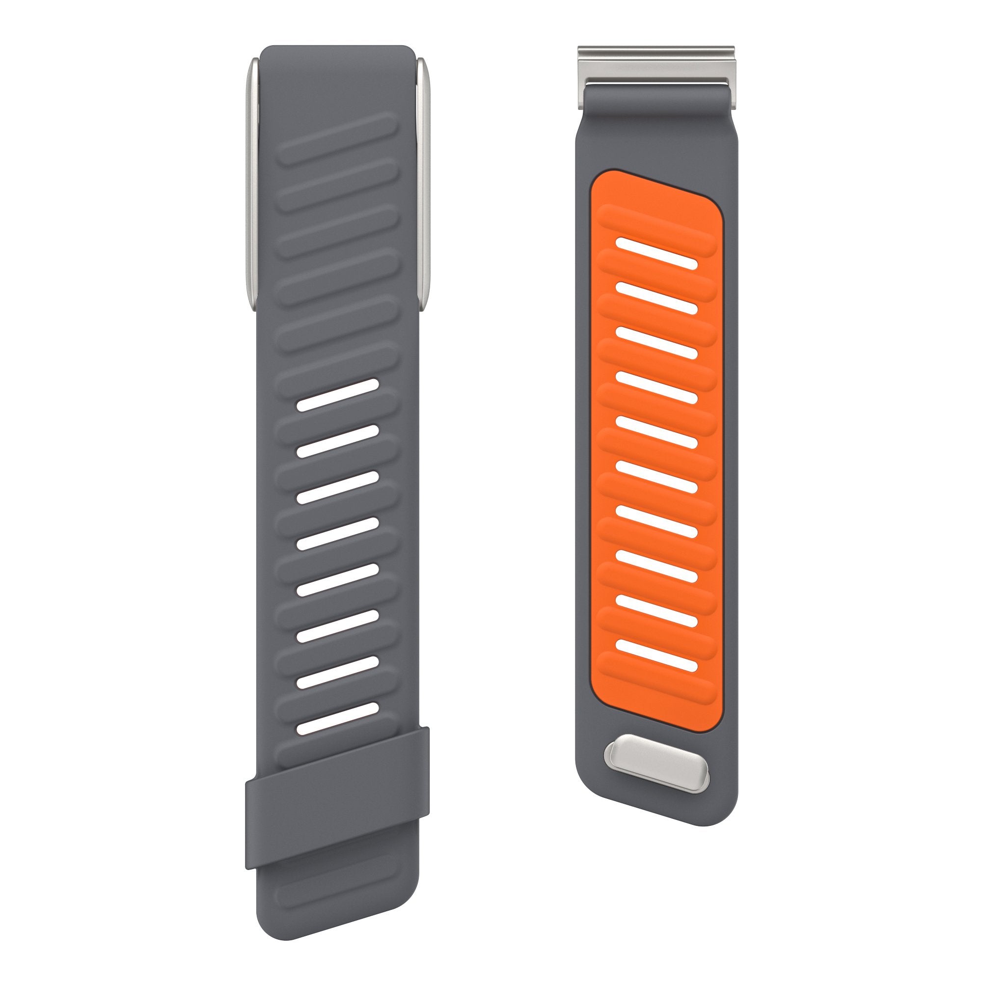 Whoop 5.0 Sport Strap (Dark Grey/Orange)