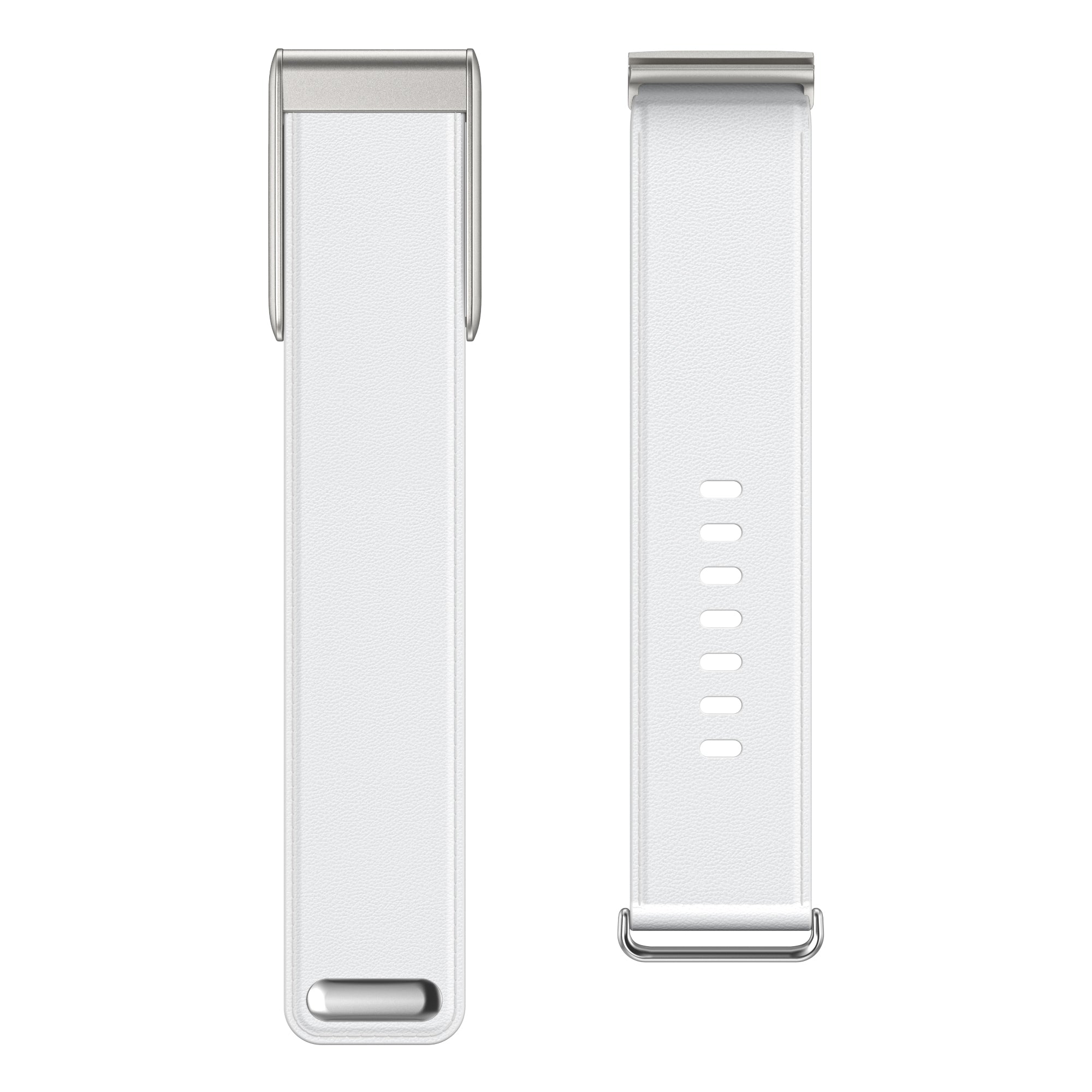 Leren bandje geschikt voor Whoop 5.0 (wit)