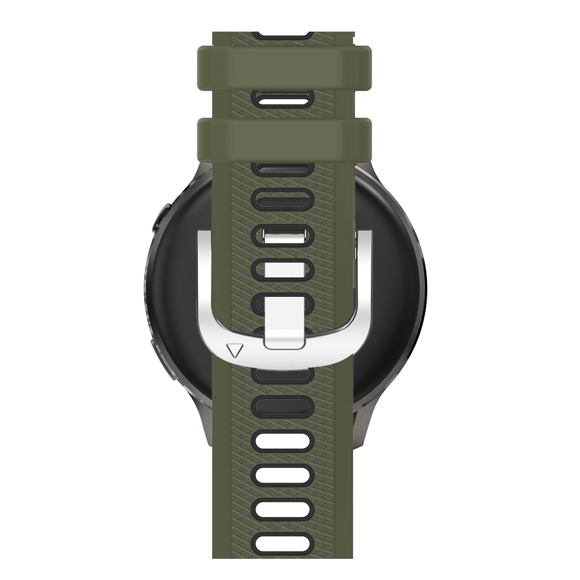 Bandz Garmin Forerunner 255s Sport Strap with Buckle (Olive Green/Black)