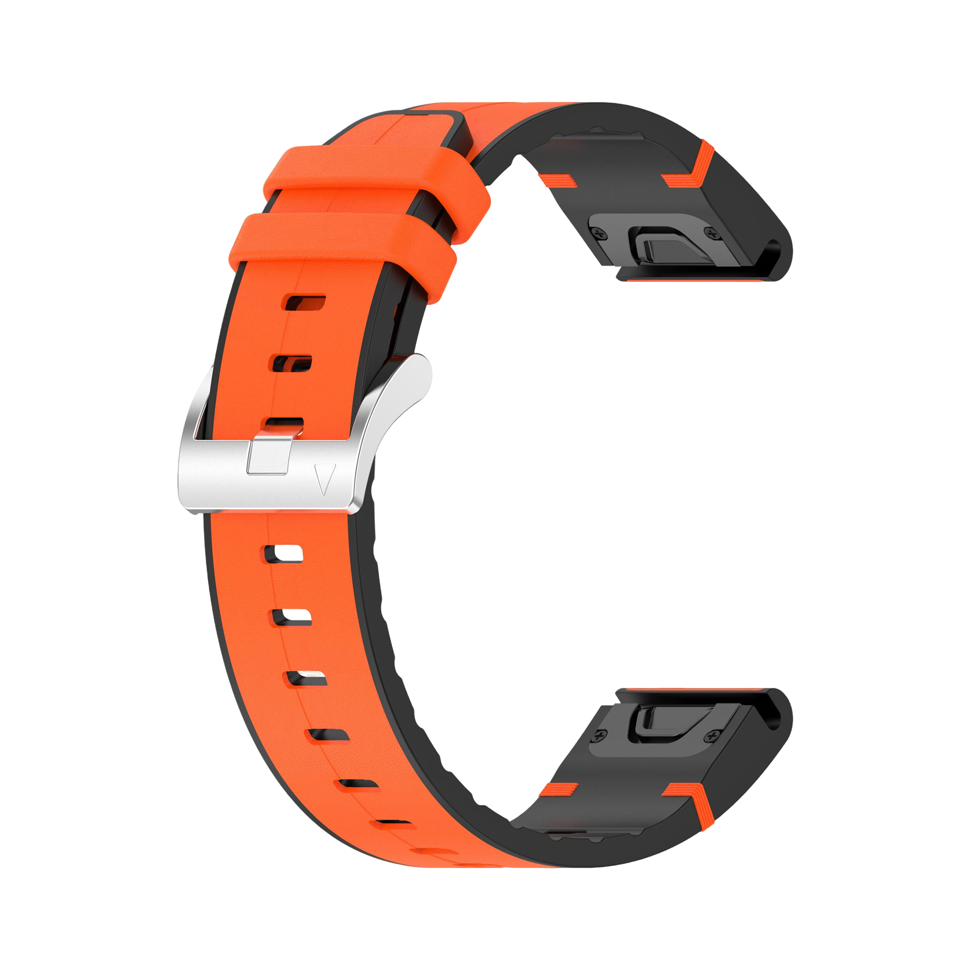 Garmin Tactix 8 - 47mm Leather Hybrid Strap (Orange)