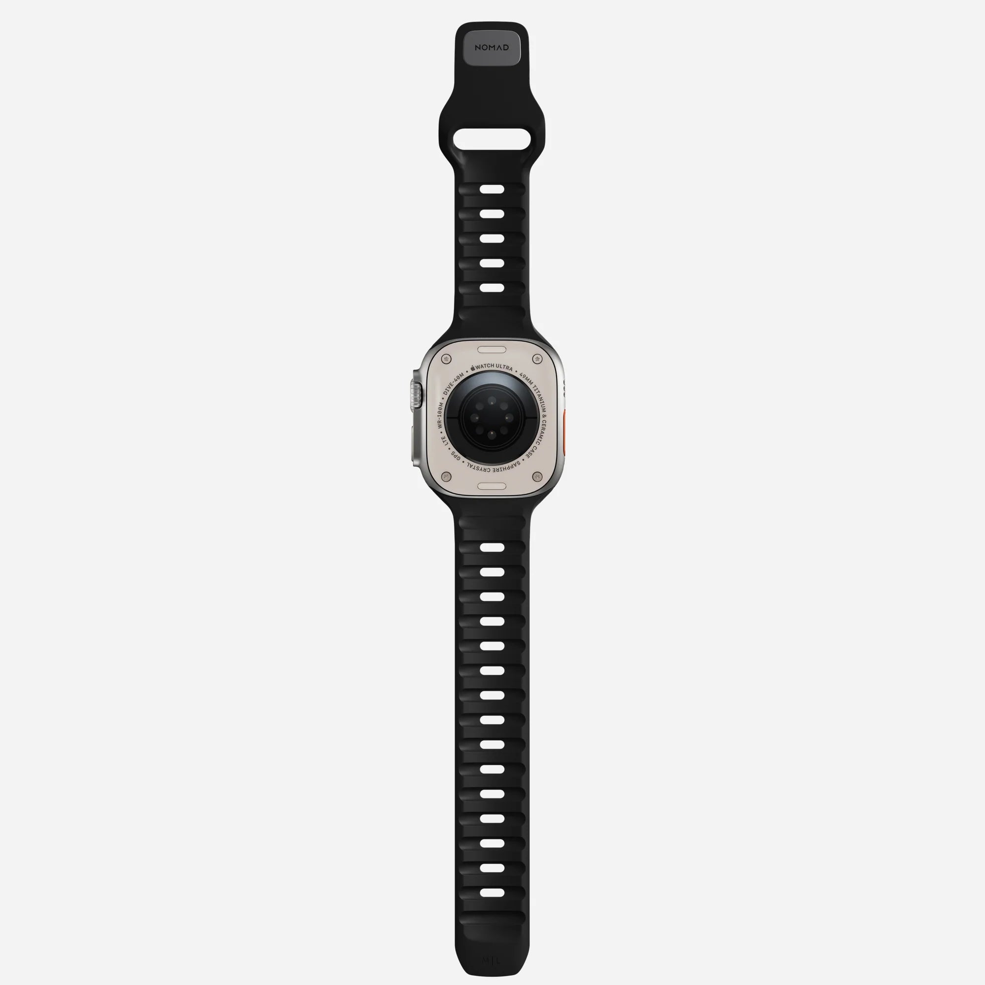 Nomad Sport Apple Watch Silicone Strap (Black)