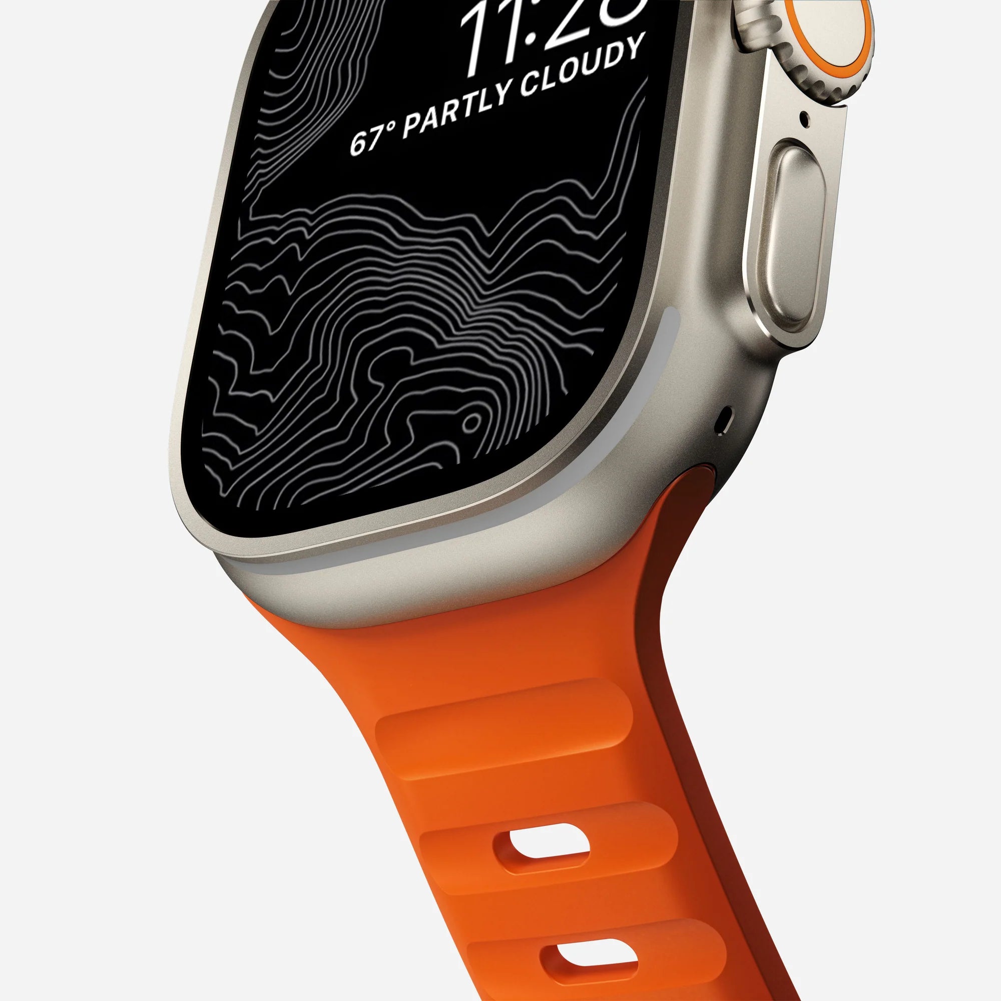 Nomad Sport Apple Watch siliconen bandje (ultra orange)