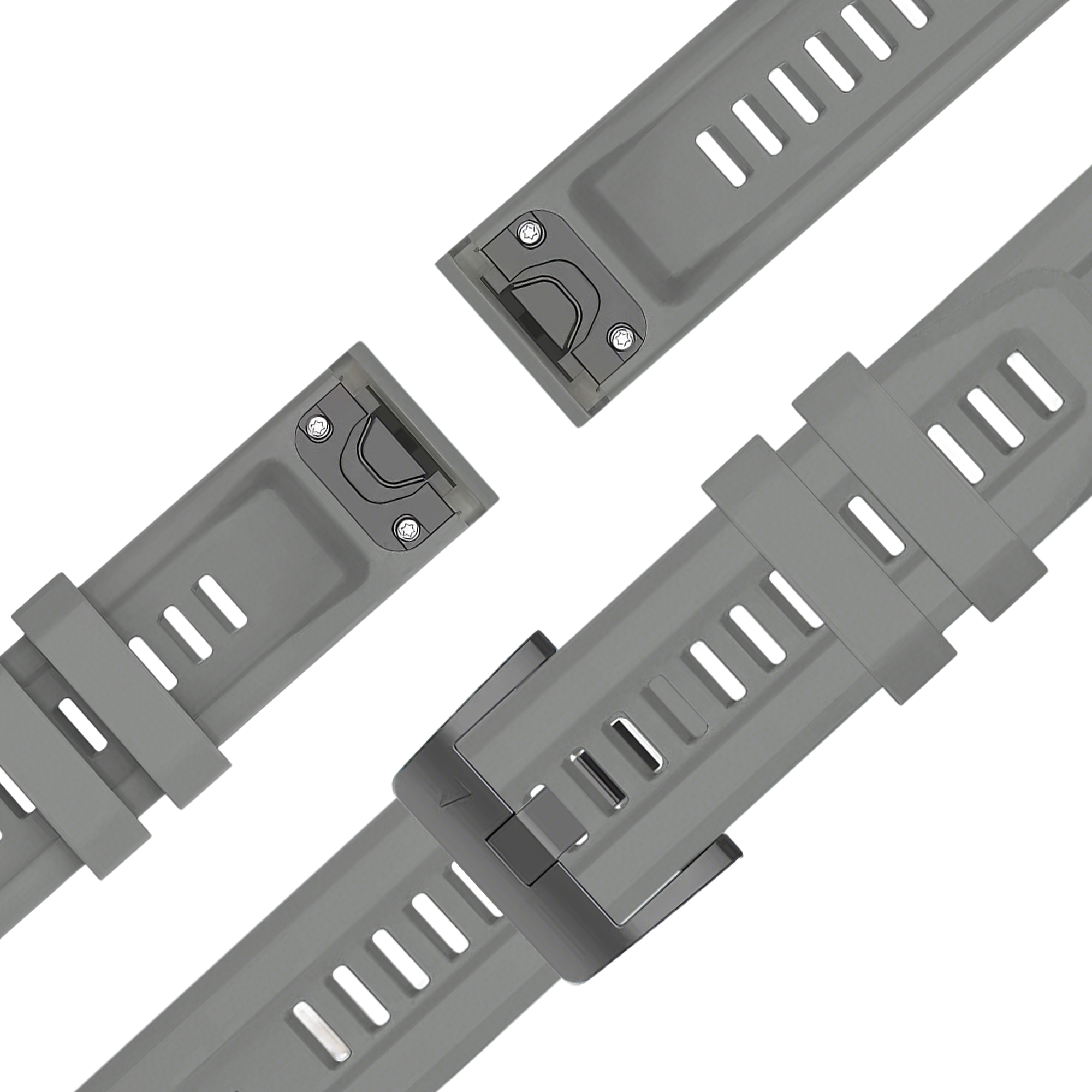 Bandz Garmin Descent Mk1 siliconen band 'Classic' (grijs)