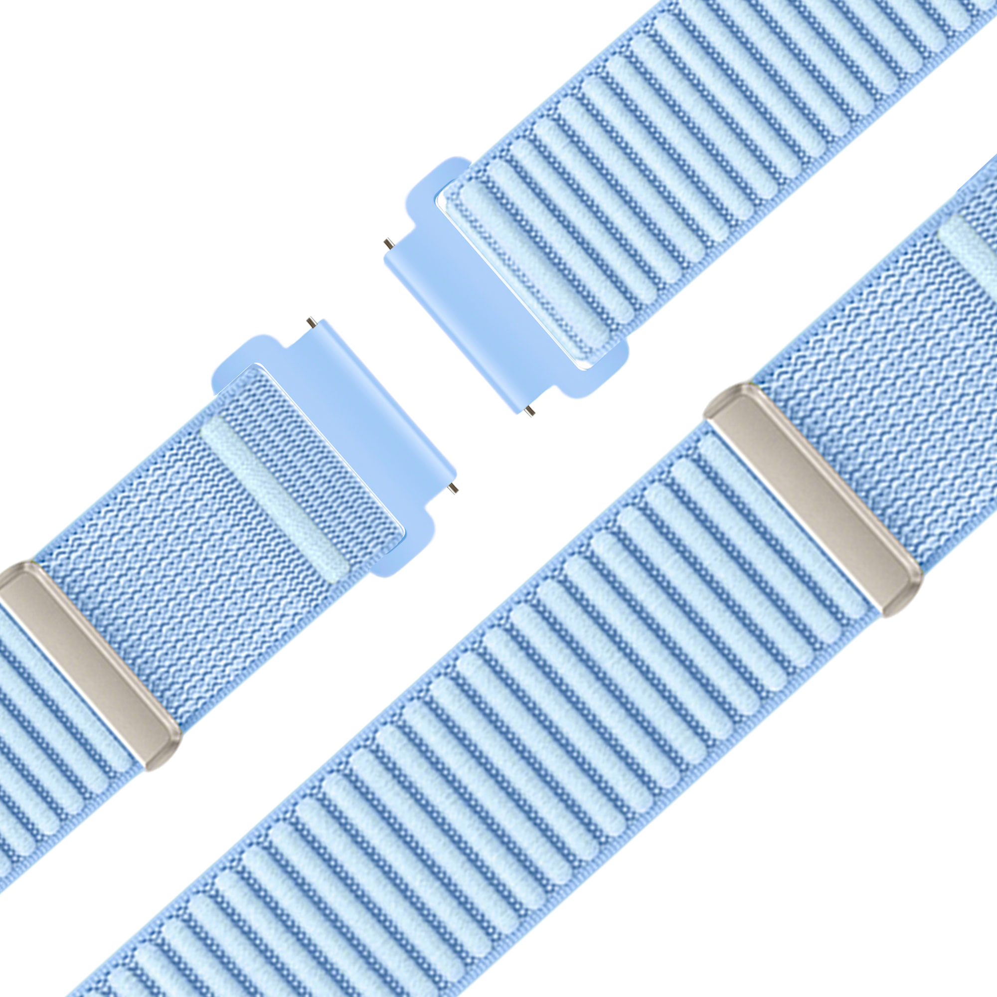 Bandz Garmin Approach S42 Nylon Strap 'Wave' (Light Blue)