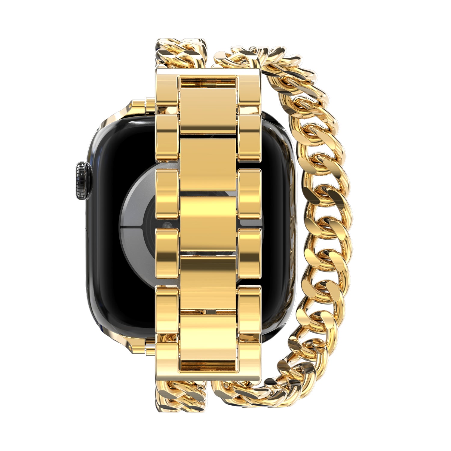 Bandz Apple Watch Steel Strap 'Double Tour' (Gold)
