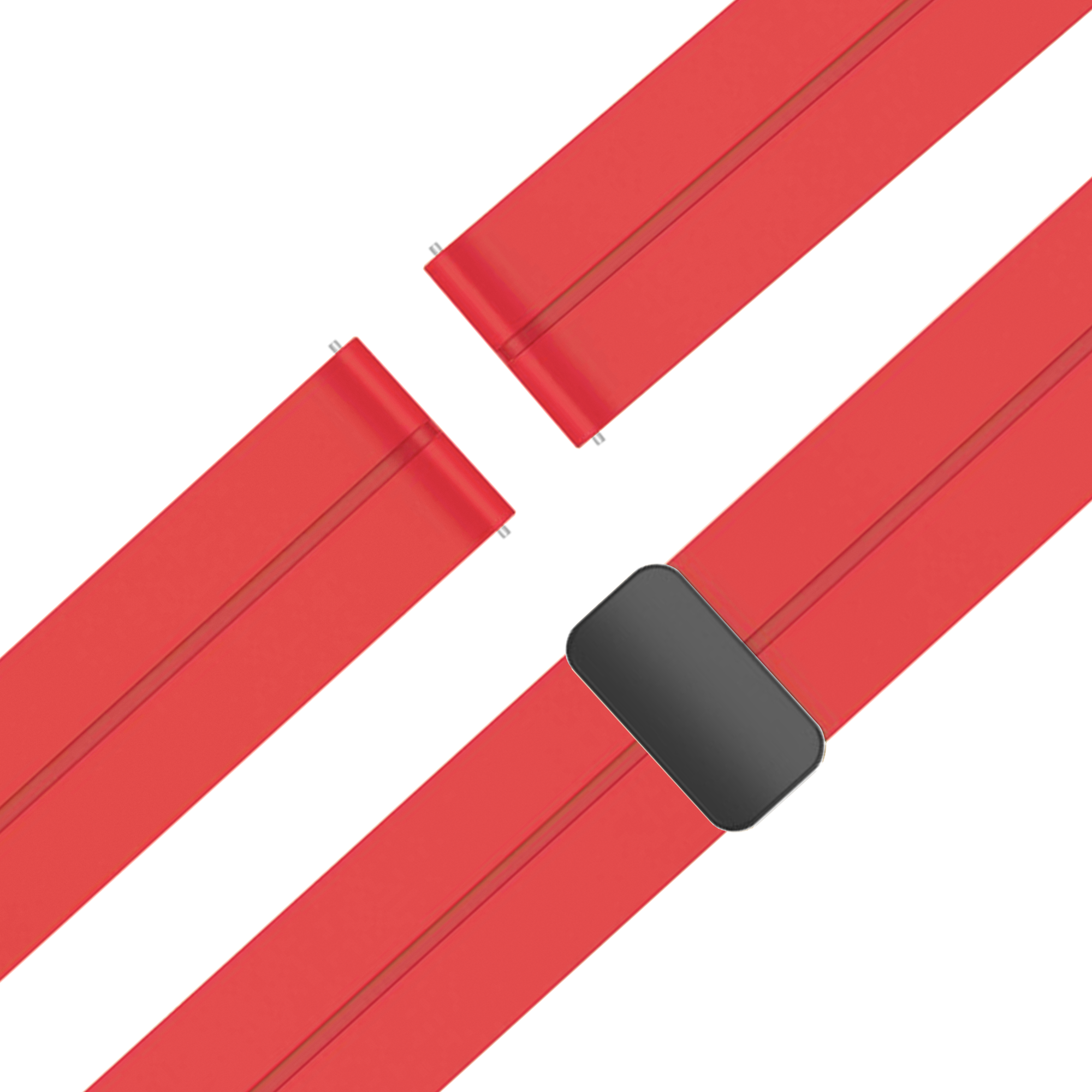 Bandz Garmin Venu 3 siliconen band met D-buckle (rood)