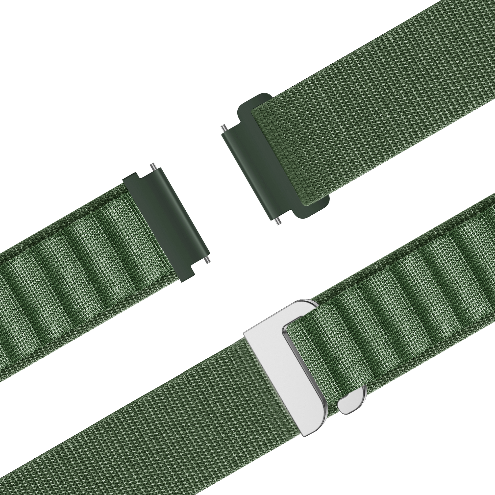 Bandz Garmin Venu 3 Alpine nylon band (groen)
