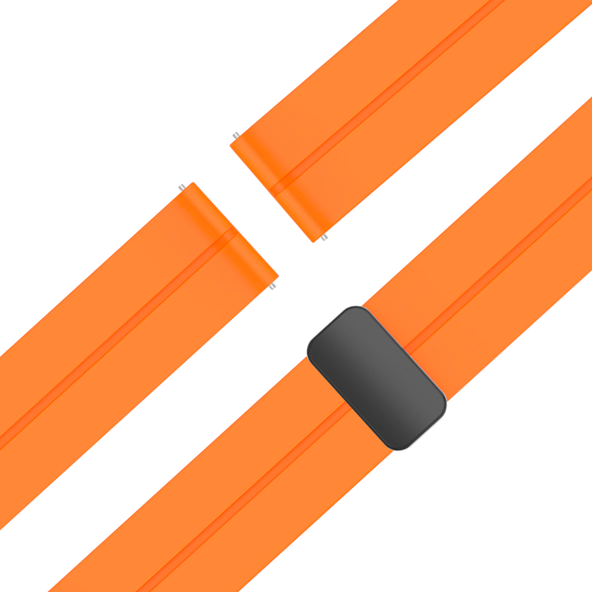 Bandz Garmin Approach S40 siliconen band met D-buckle (oranje)