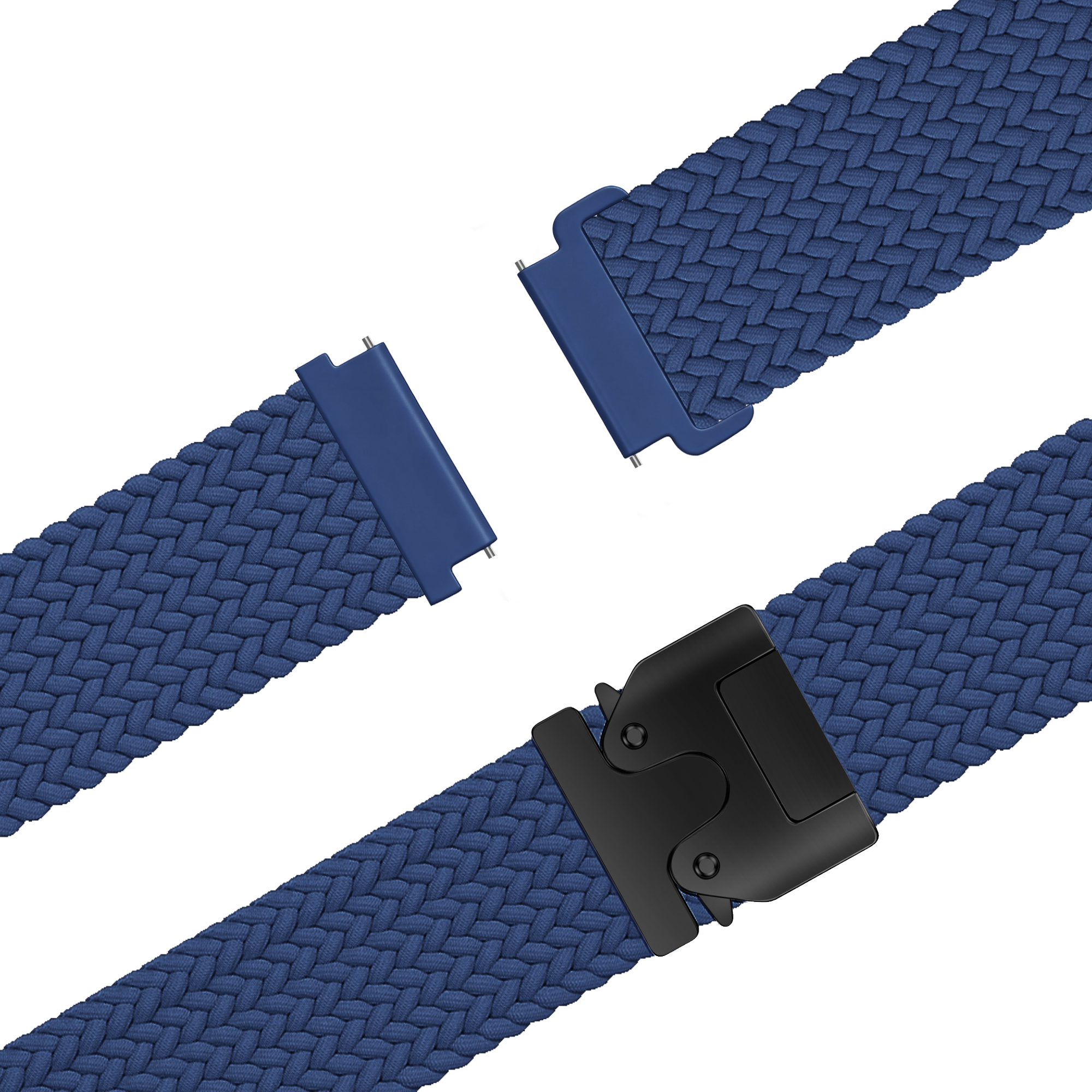 Bandz Garmin Forerunner 255s Braided Strap 'Parachute' (Blue)