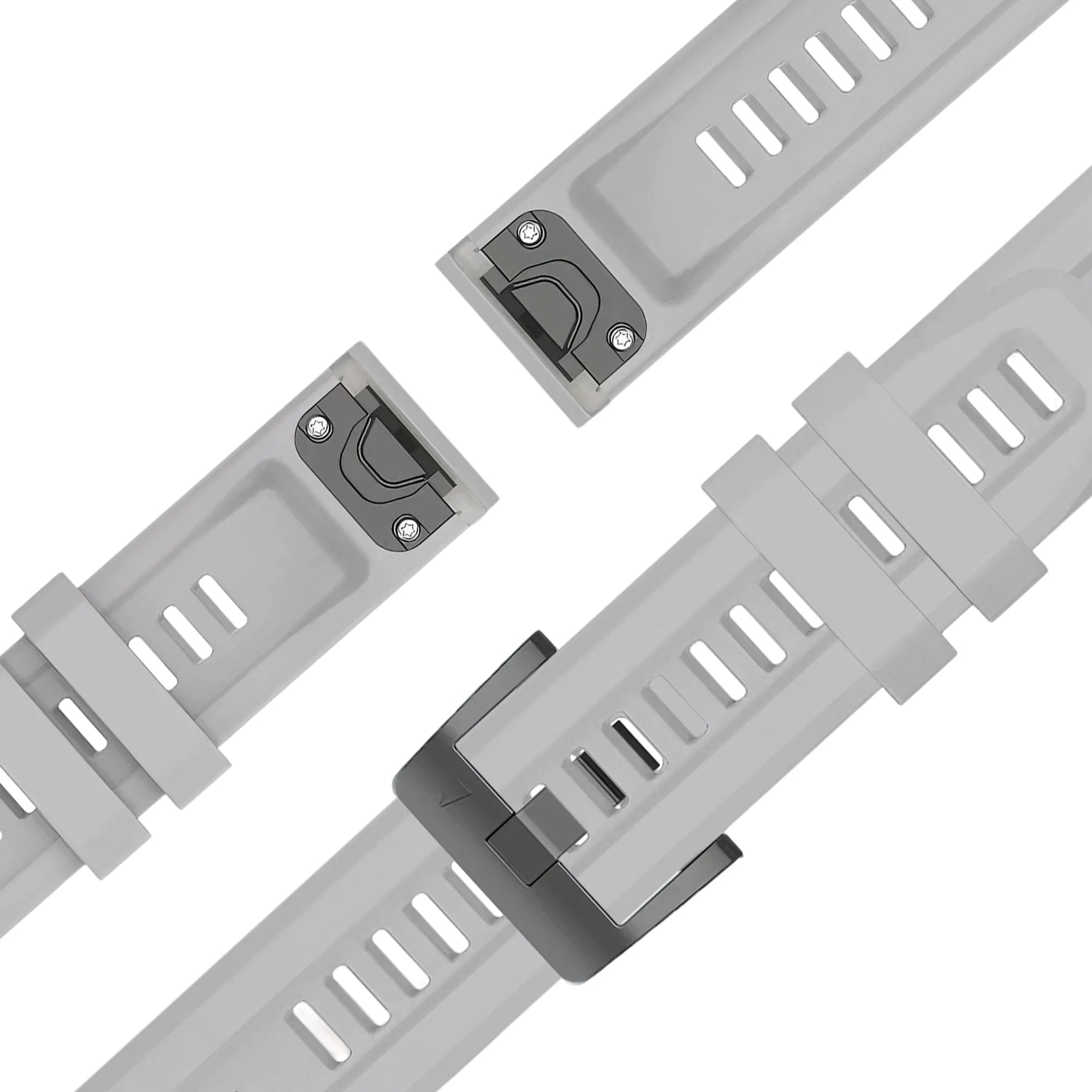 Bandz Garmin Instinct E - 45mm Silicone Strap 'Classic' (Grey)