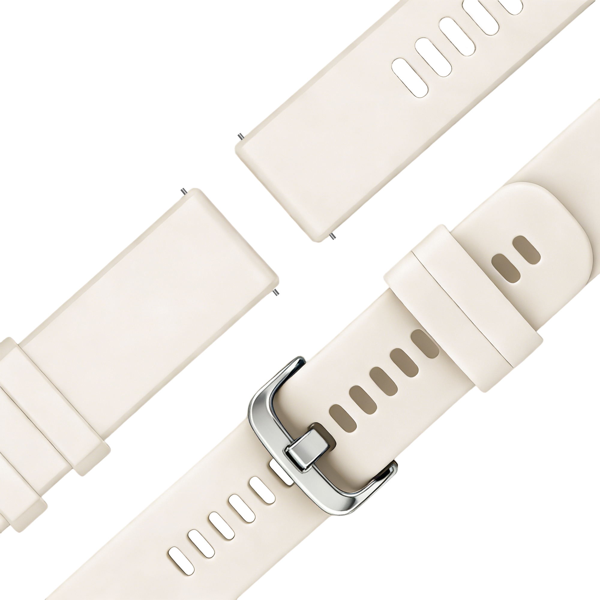 Bandz Garmin Venu 2s siliconen band 'Classic' (sterrenlicht)
