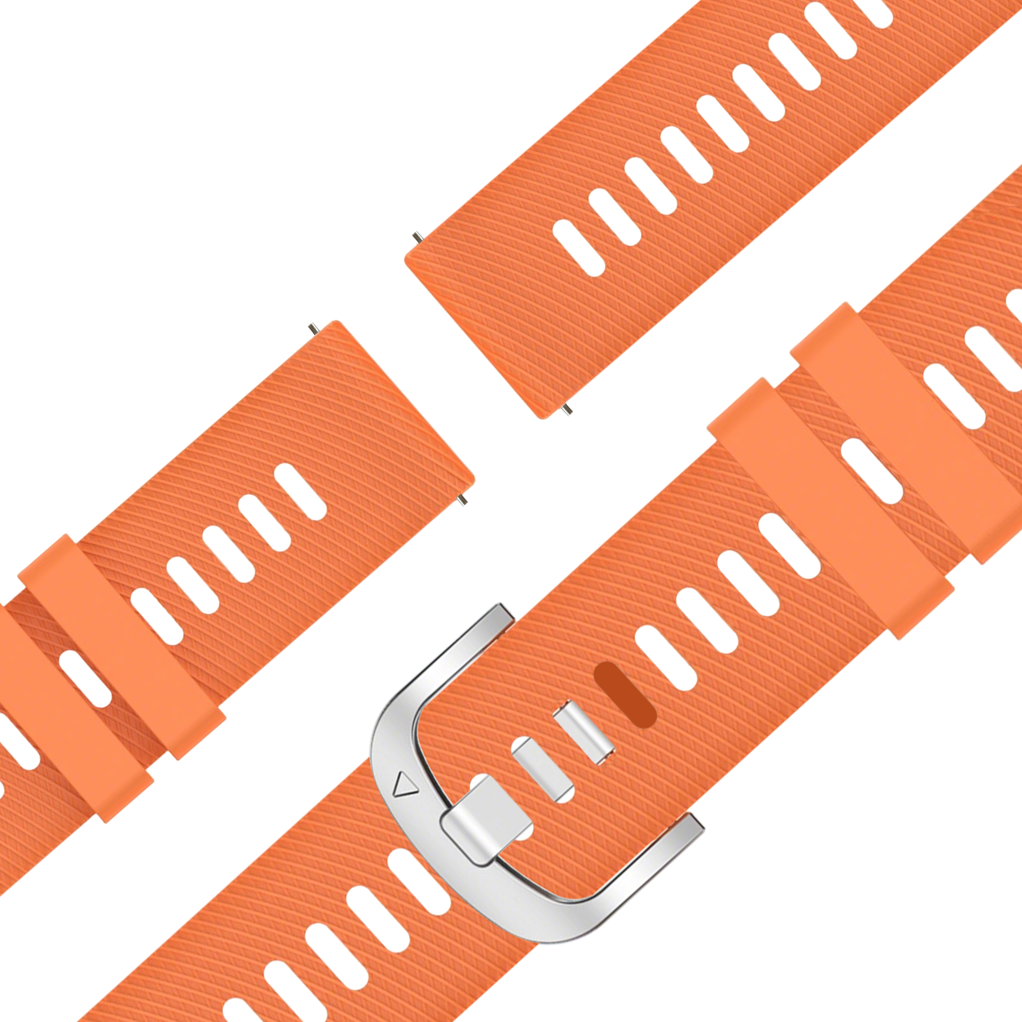 Bandz Garmin Venu 2s siliconen band 'Deluxe' (oranje)