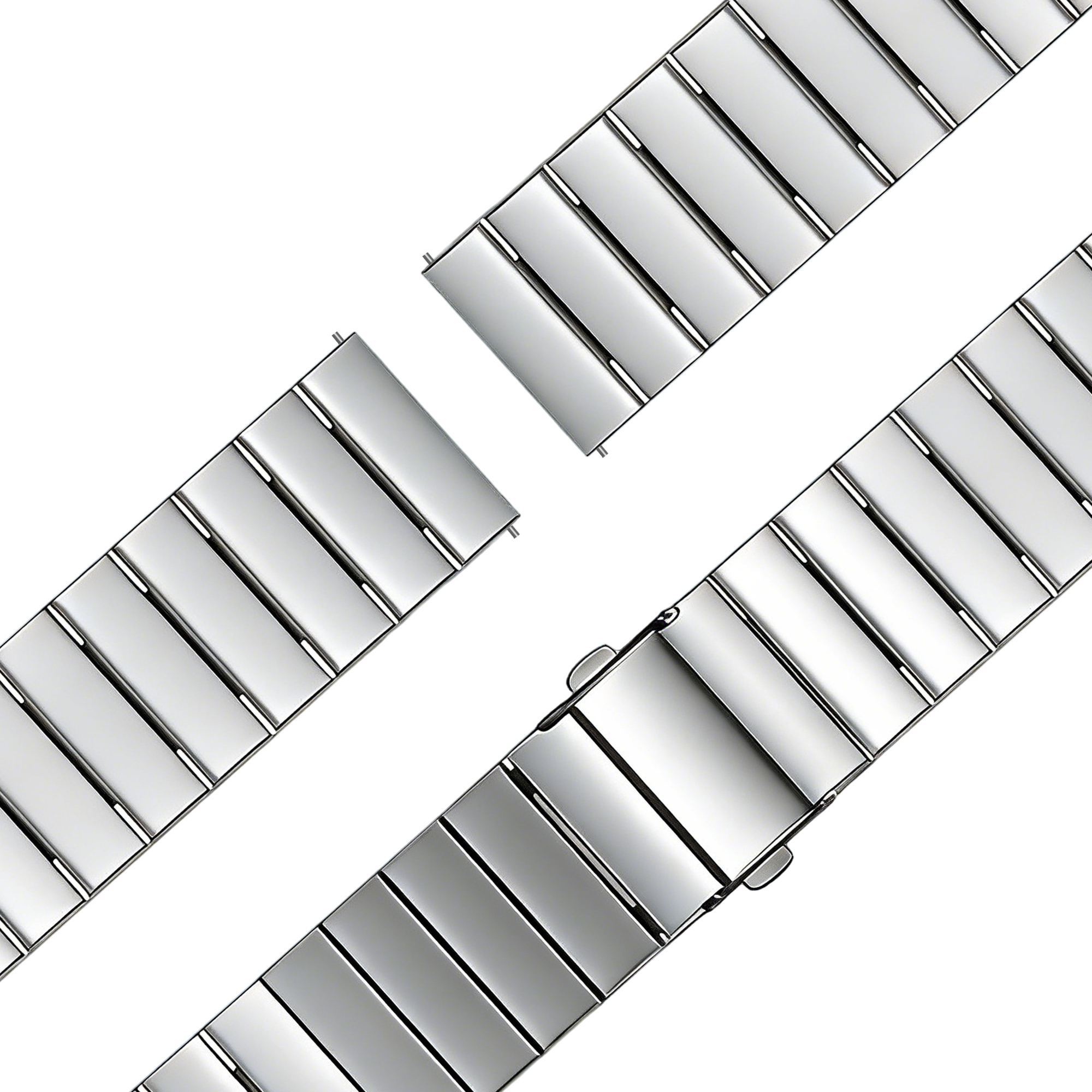 Bandz Garmin Approach S42 Steel Strap 'One Bead' (Silver)