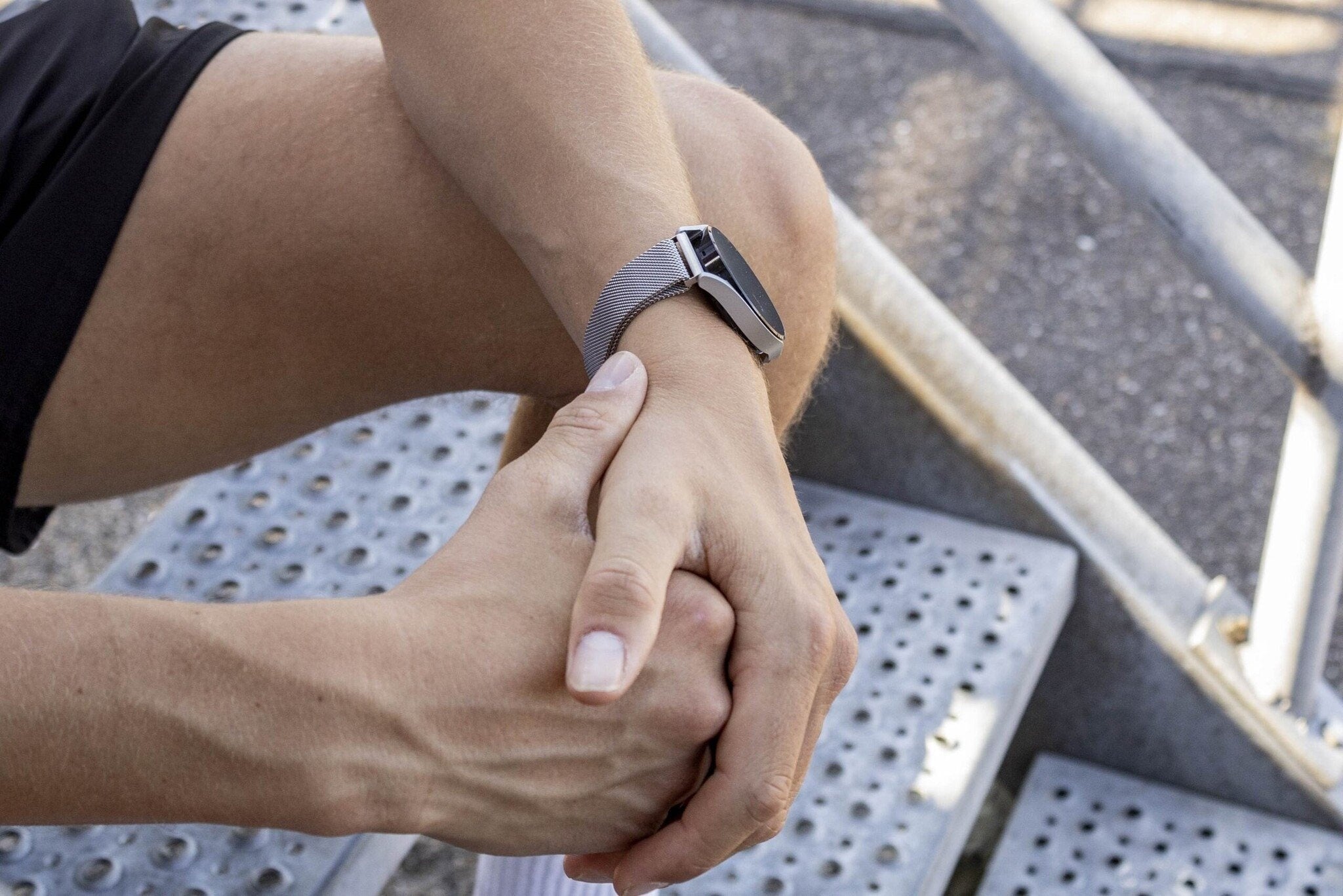 BALR Polar Pacer Milanese band (zilver)