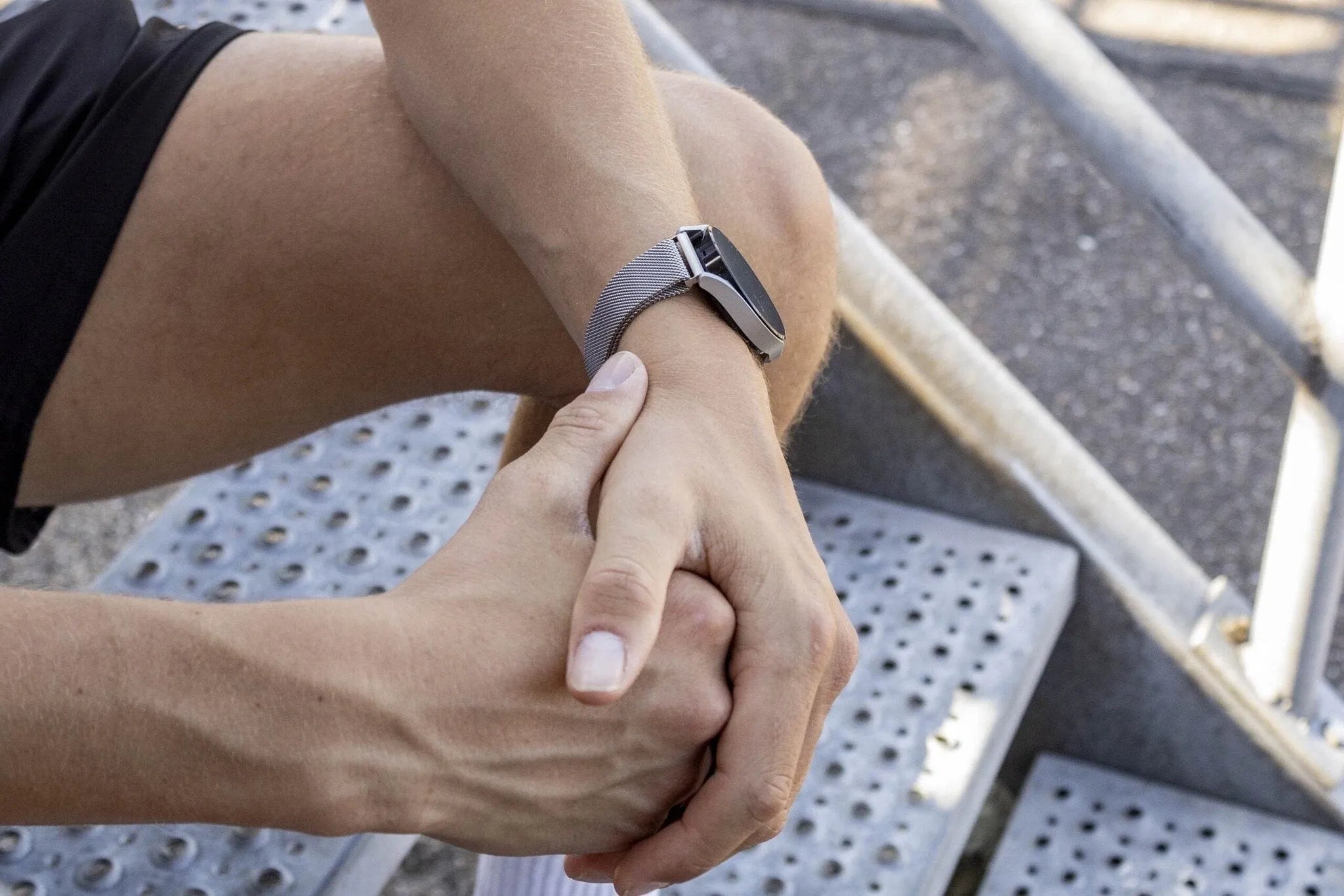 BALR Polar Pacer Milanese band (zilver)