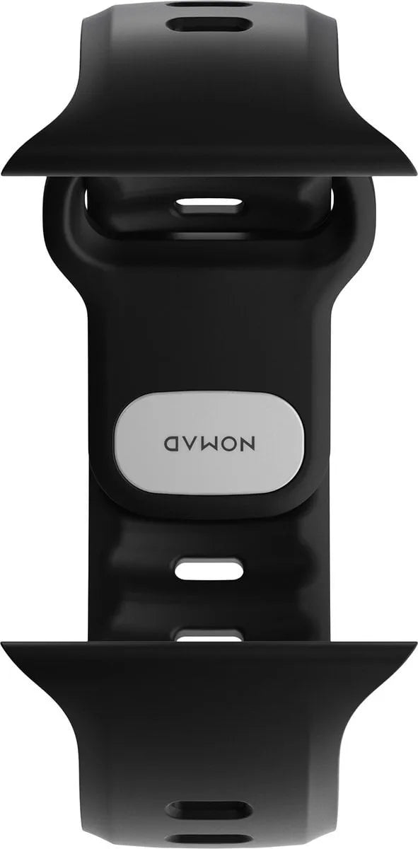 Nomad Apple Watch siliconen Tempo bandje (zwart)