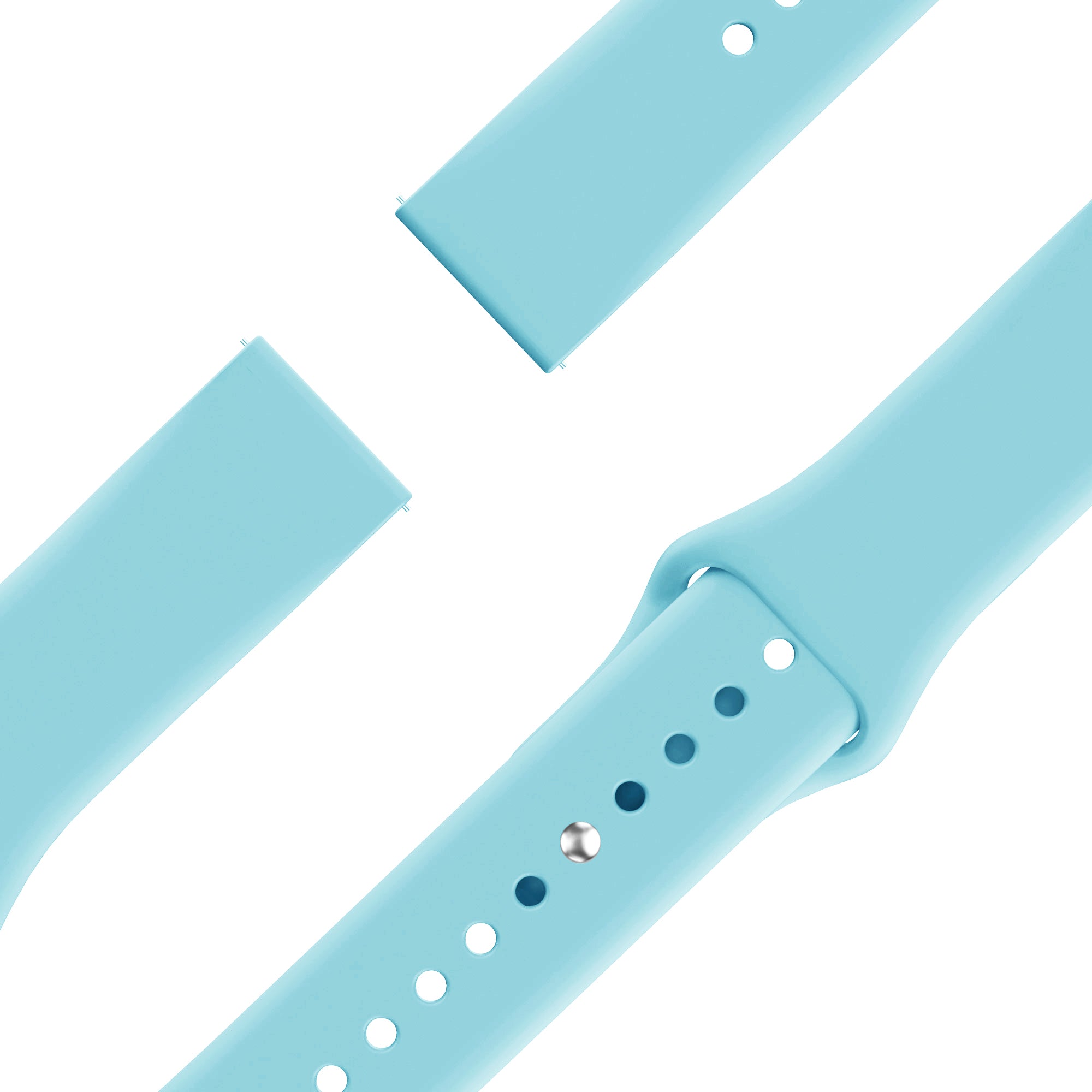 Bandz Garmin Forerunner 255s Sport Strap 'Deluxe' (Light Blue)