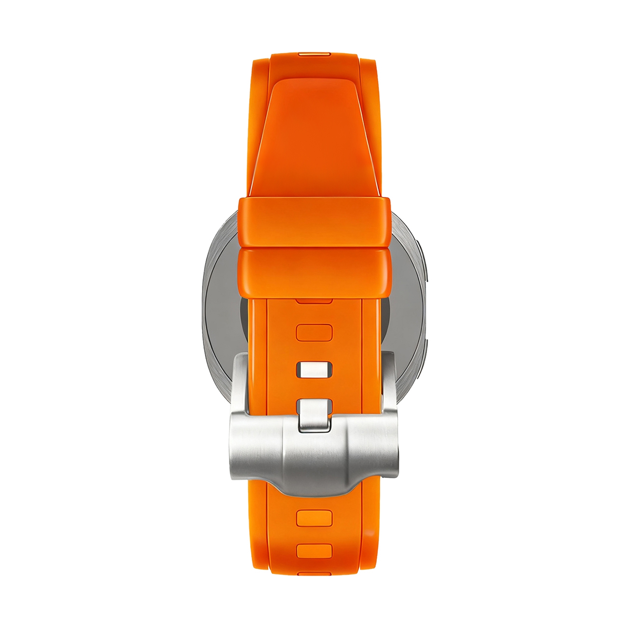 Bandz Samsung Galaxy Watch 8 Classic siliconen band 'Luxe Liquid' (oranje)