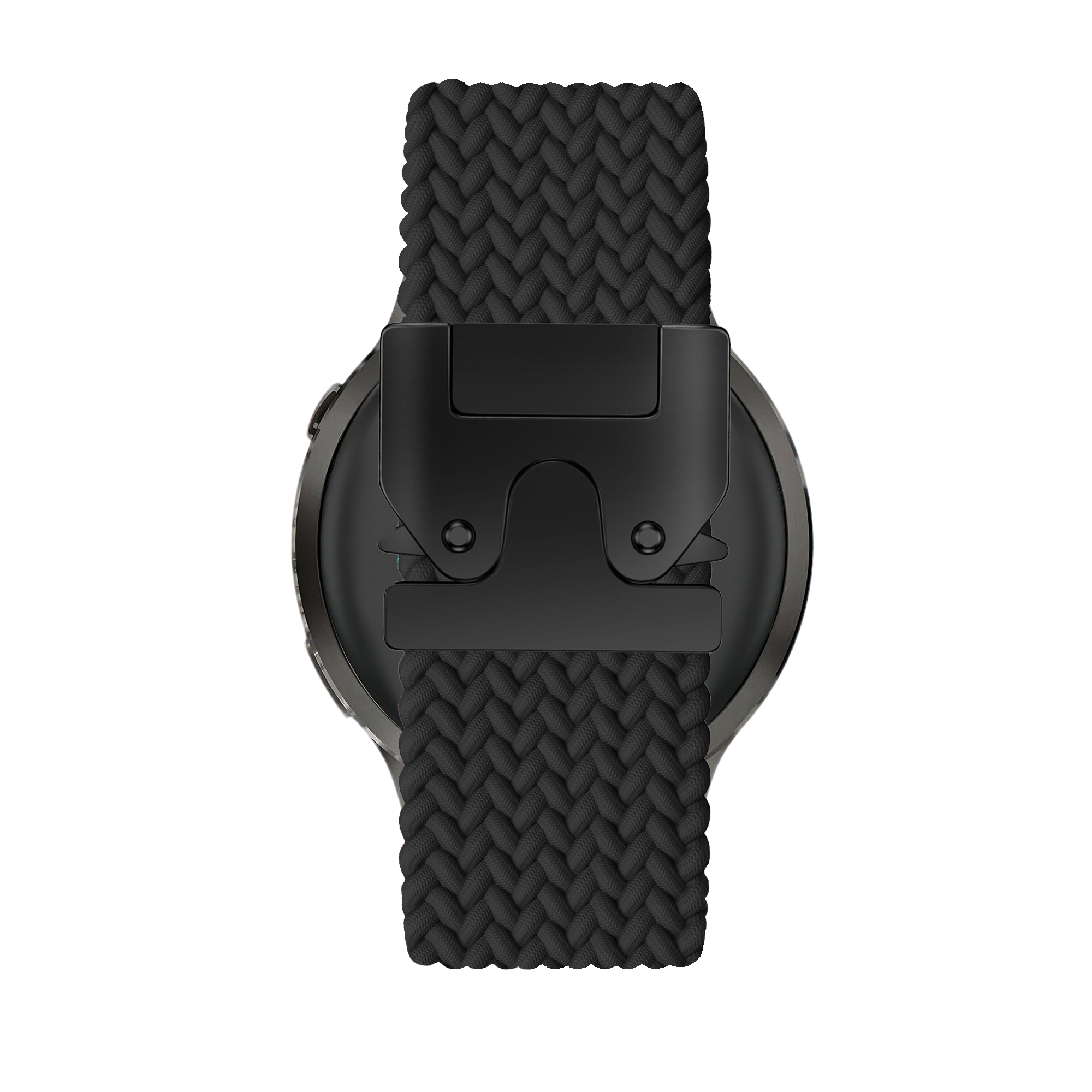Bandz Garmin Forerunner 255s Braided Strap 'Parachute' (Black)