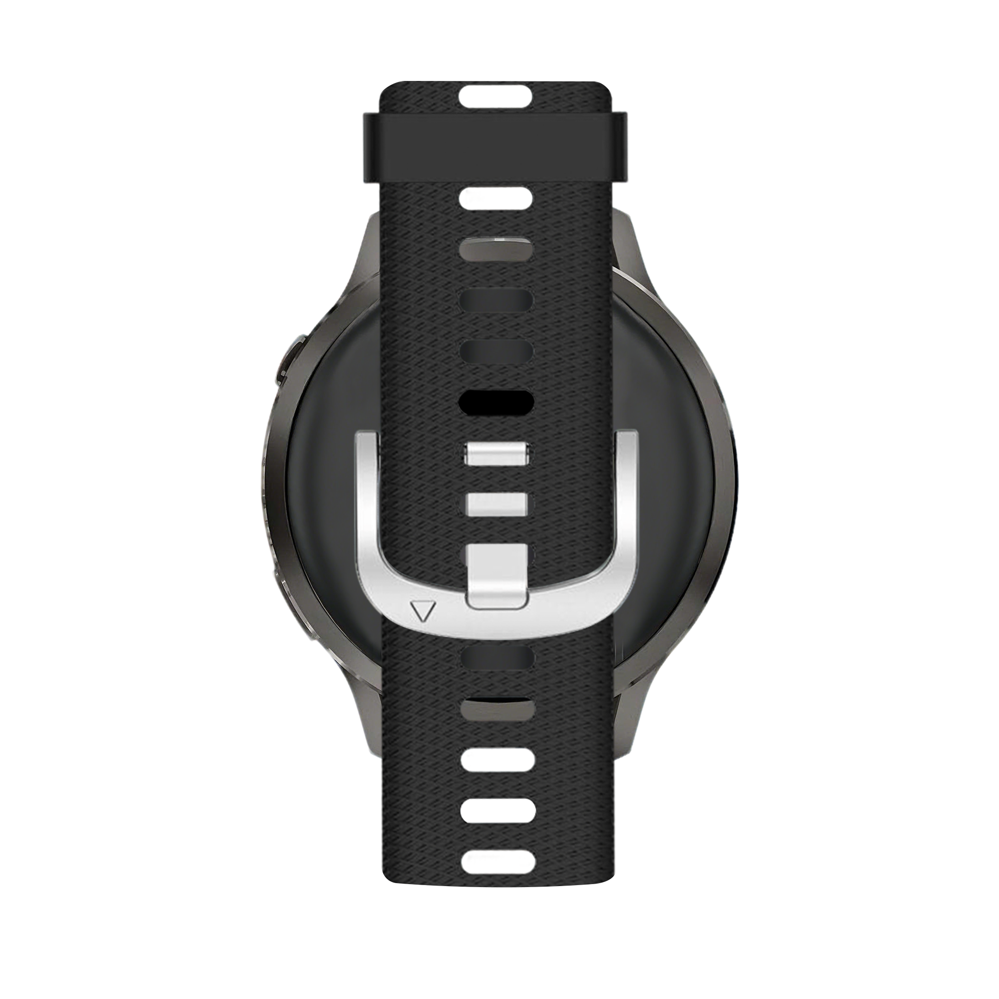 Bandz Garmin Venu 2s siliconen band 'Deluxe' (zwart)
