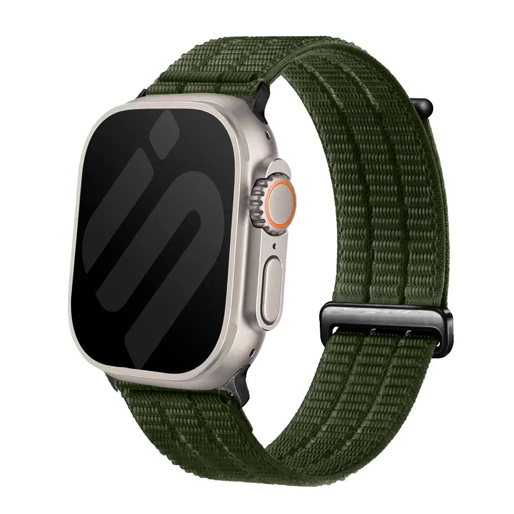 Apple Watch nylon air band (donkergroen)