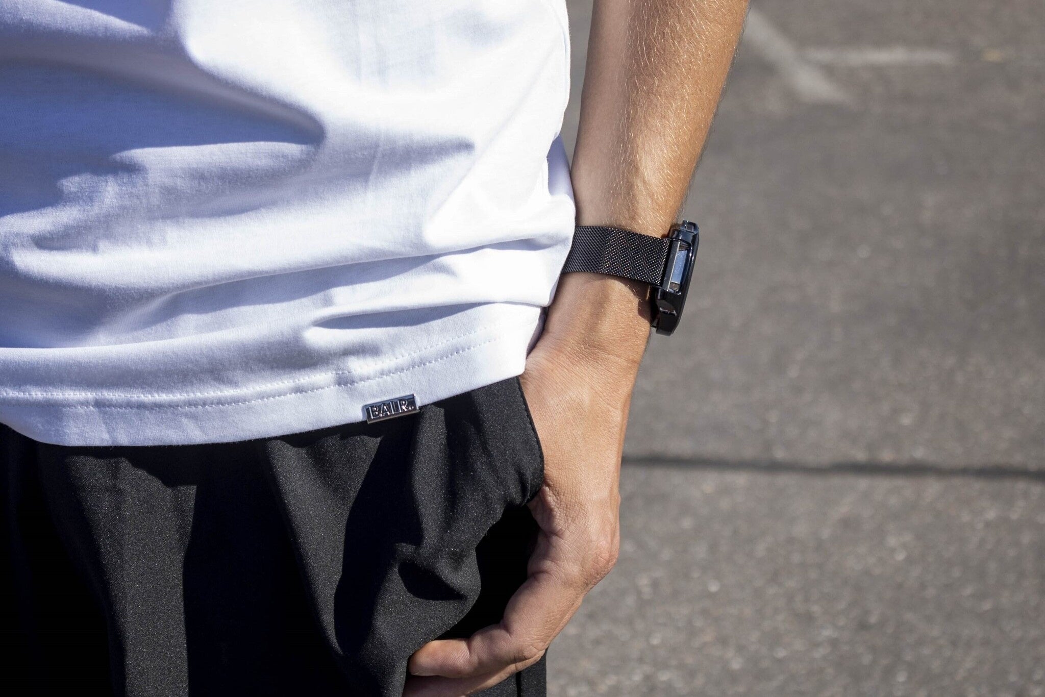 BALR Amazfit Bip 3 (Pro) Milanese band (zwart)