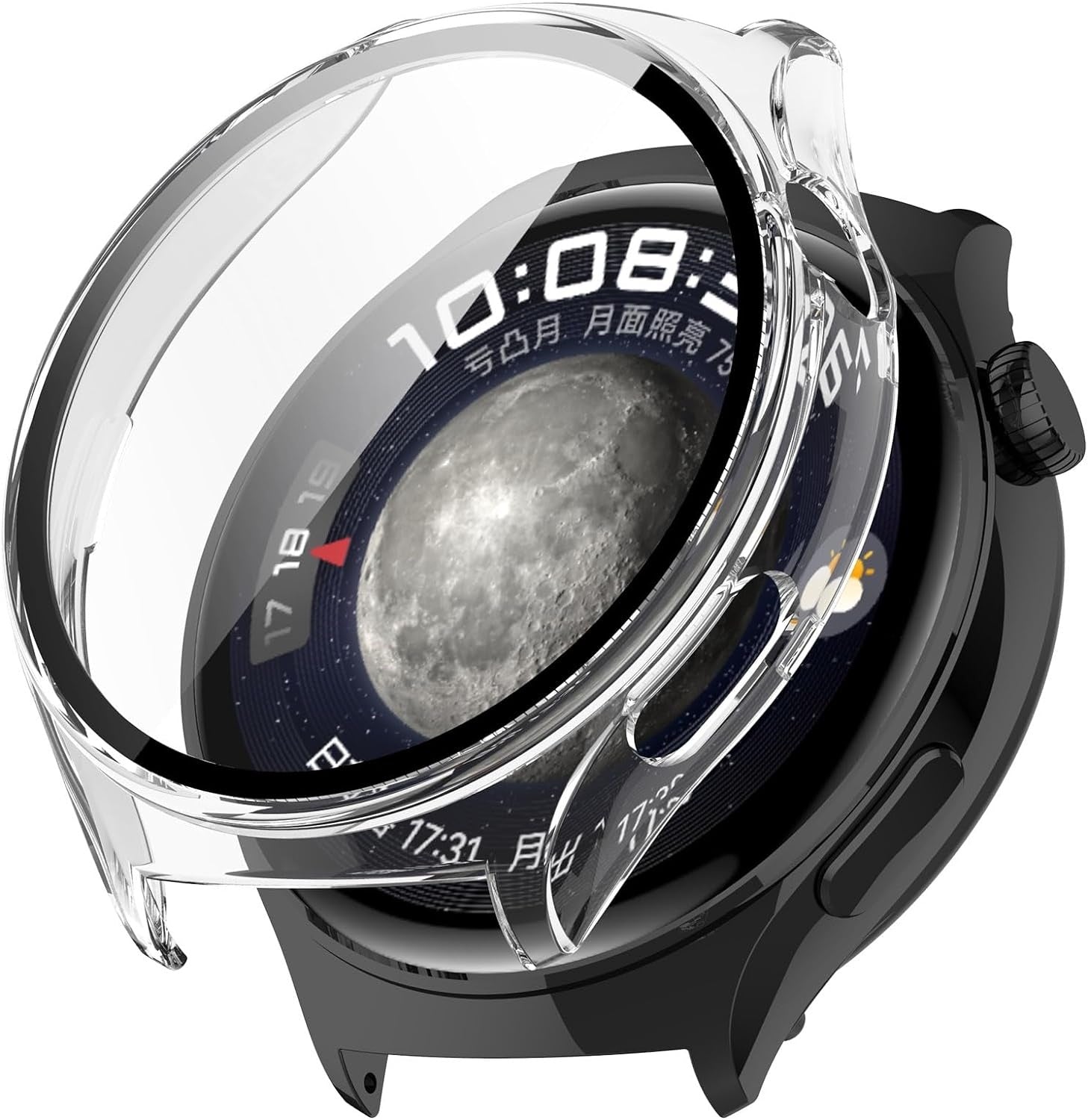 Huawei Watch 4 hard case met glas