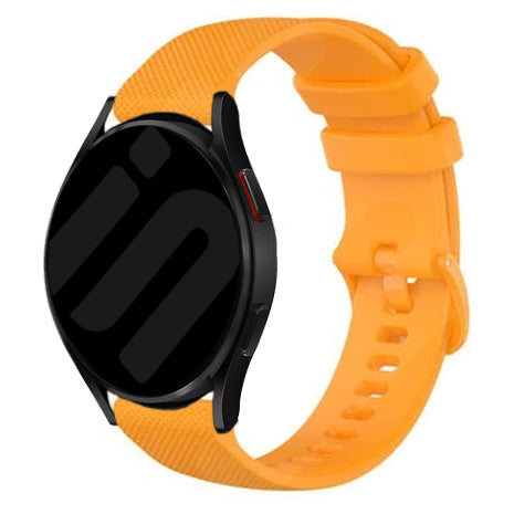 Coros Apex 46mm luxe siliconen bandje (oranje)