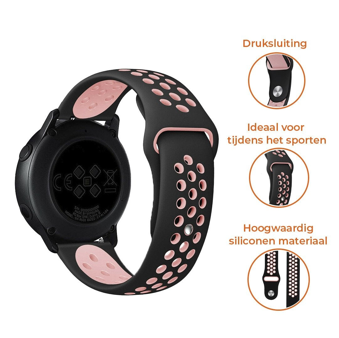 Suunto Race (S) sport band (zwart/roze)