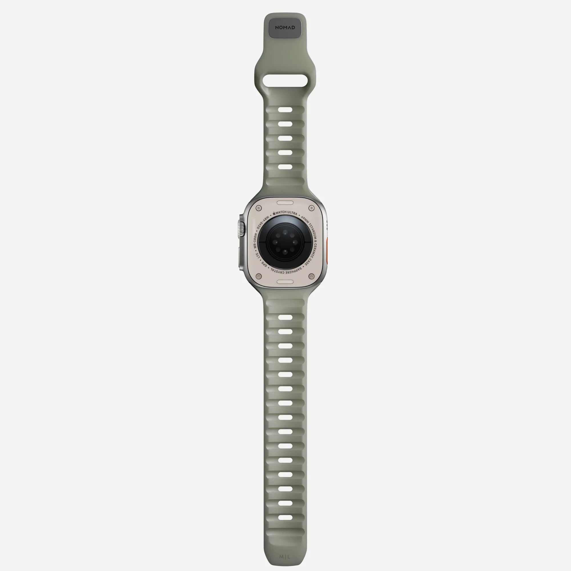 Nomad Sport Apple Watch siliconen bandje (coastal rock)