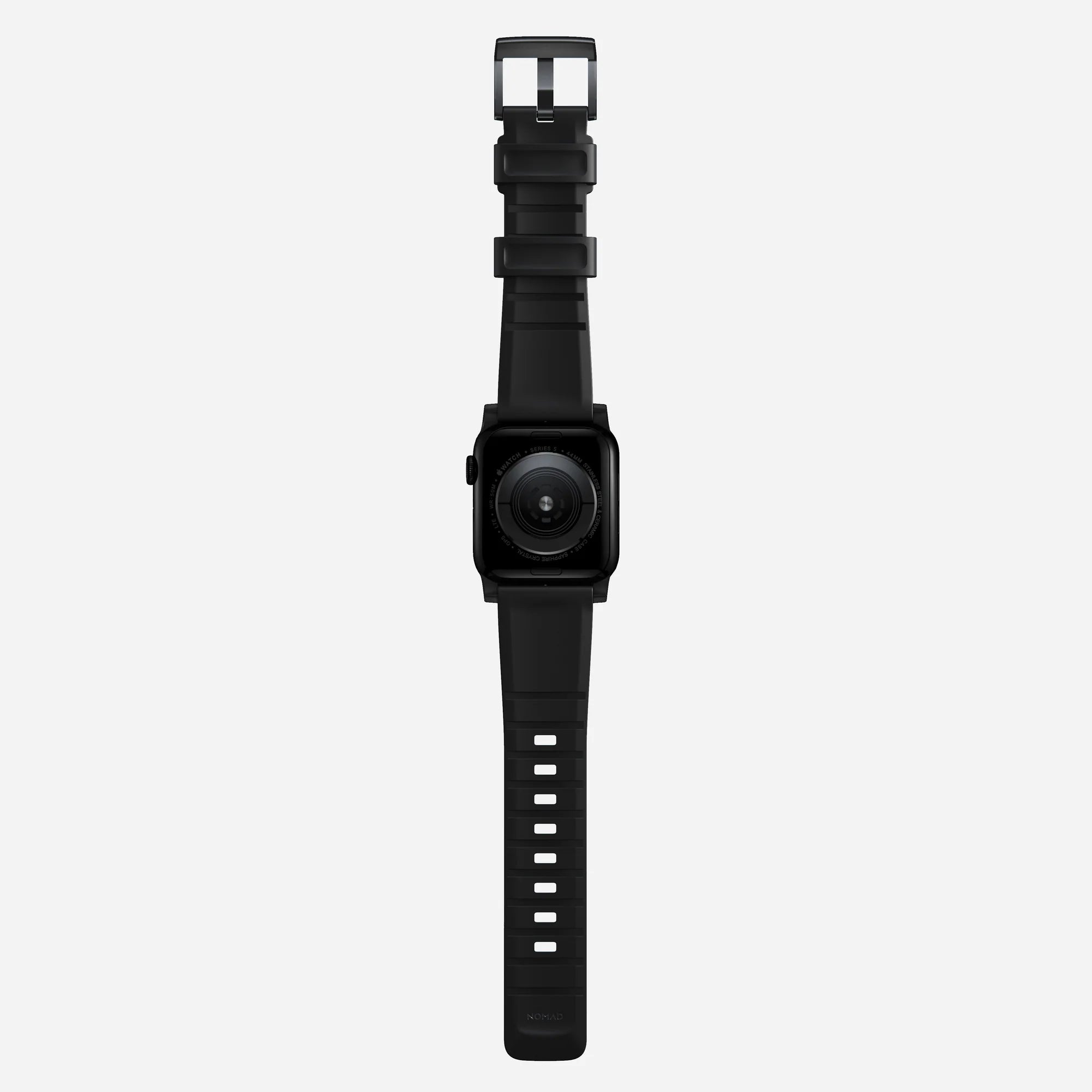 Nomad Rugged Apple Watch Silicone Strap (Black)