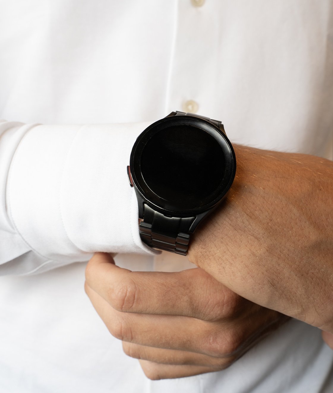 Amazfit GTR 2 stalen band (zwart)