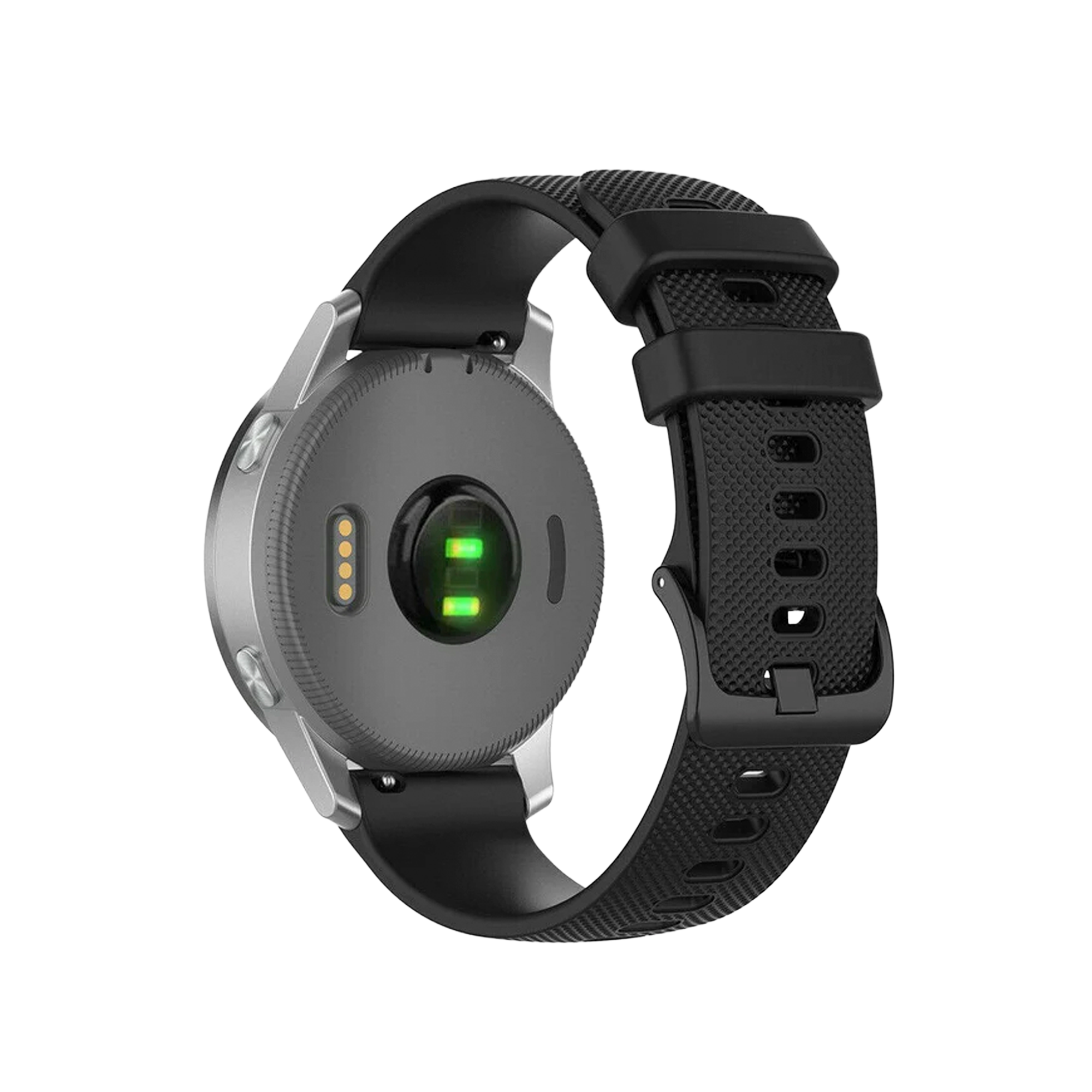 Garmin Vivoactive 4s siliconen bandje (zwart)