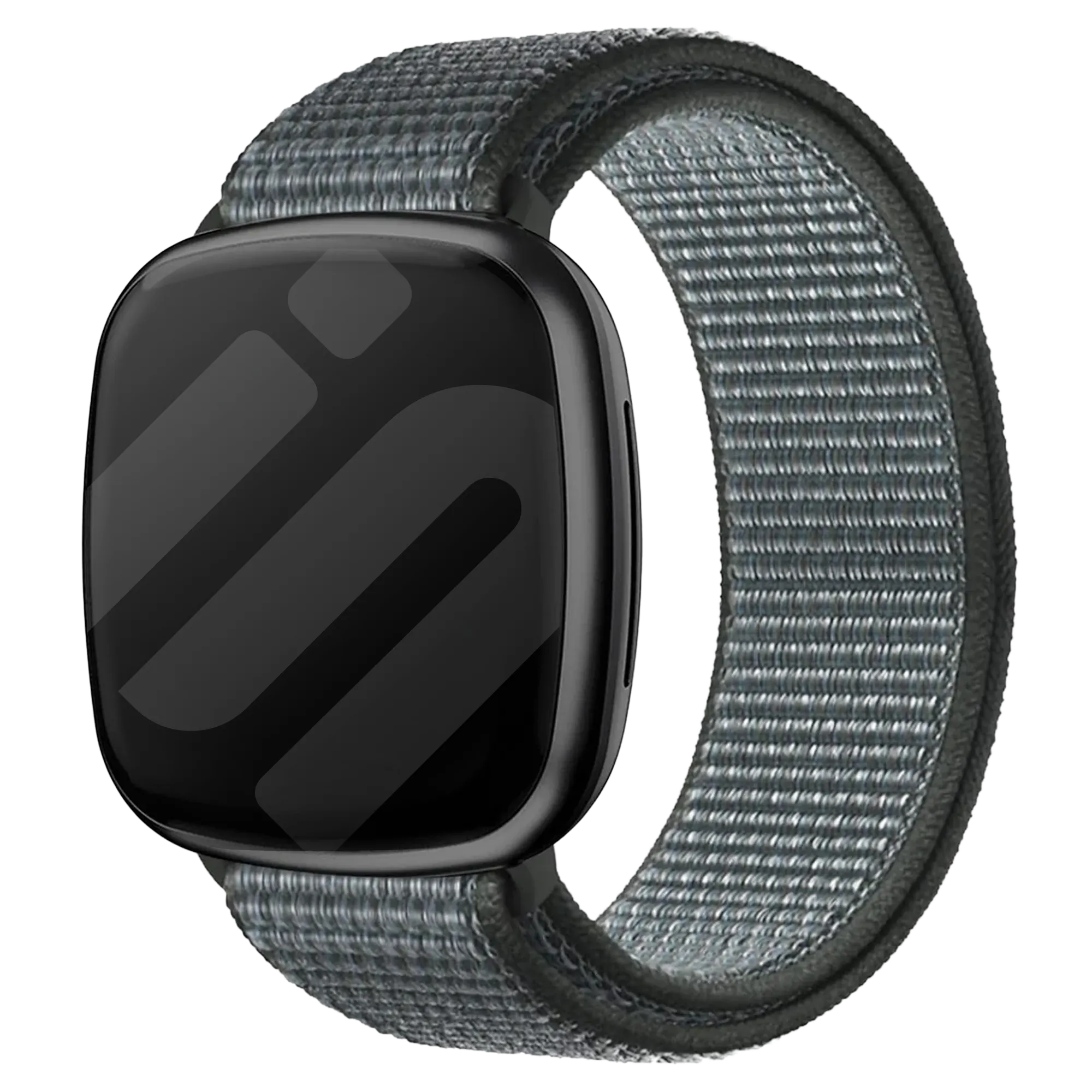 Fitbit Sense nylon bandje (grijs-groen)