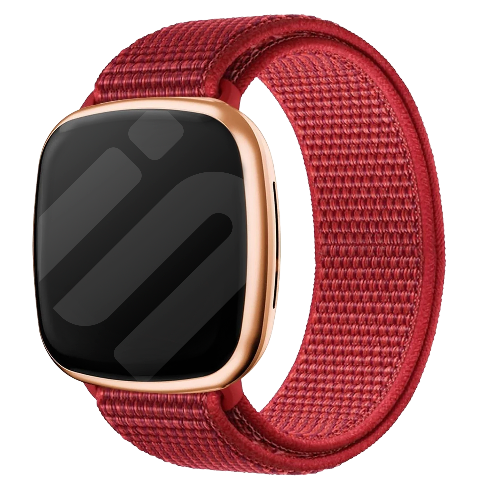 Fitbit Sense nylon bandje (rood)