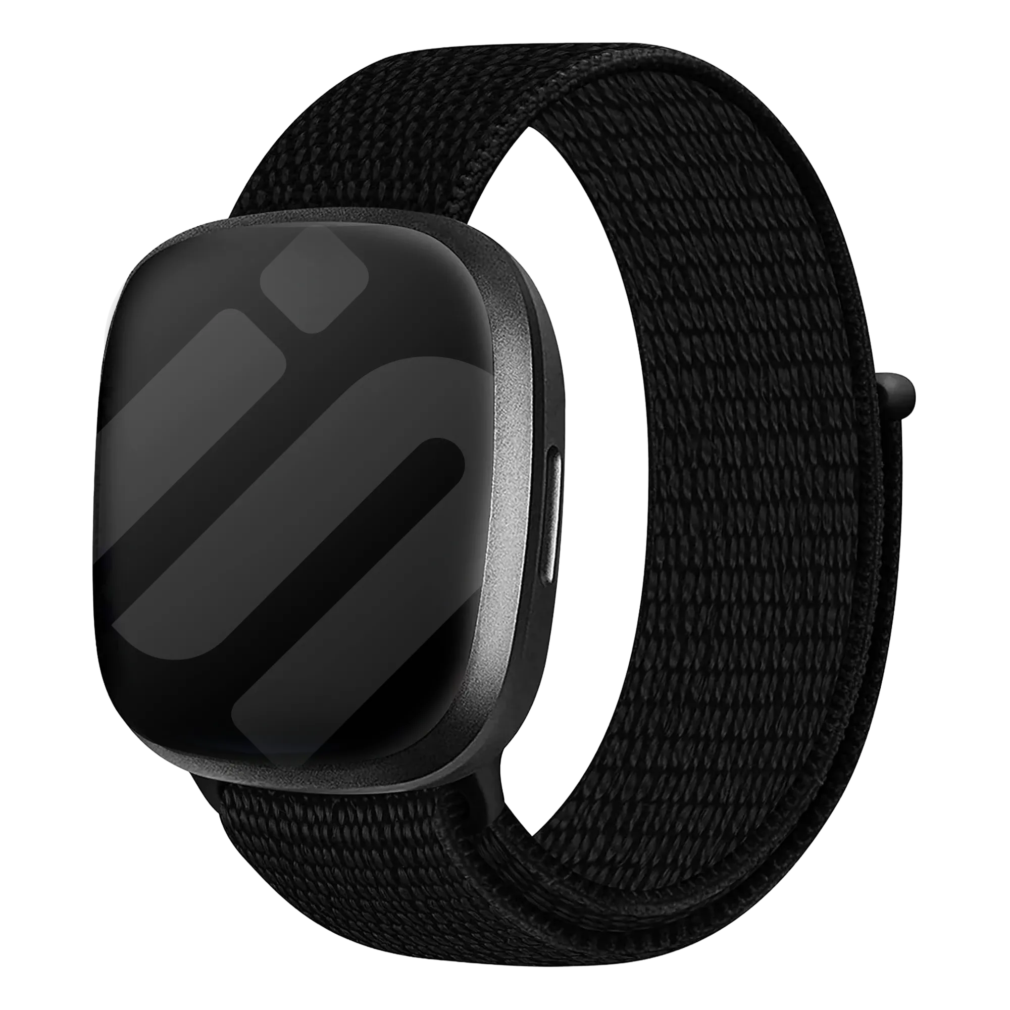 Fitbit Sense nylon bandje (zwart)