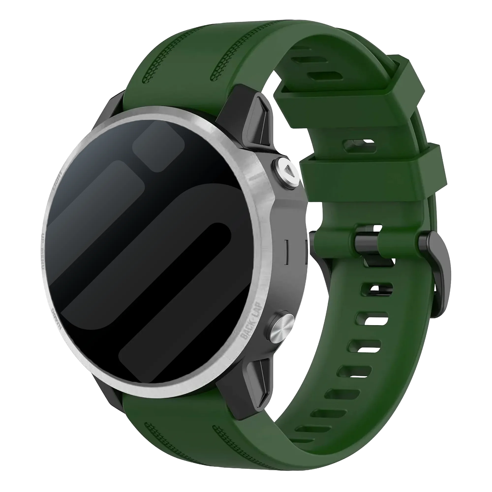Garmin Epix Pro (Gen 2) 42mm siliconen bandje (legergroen)