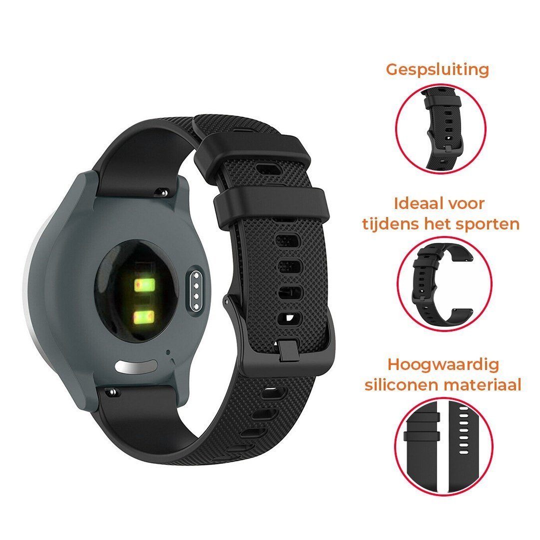 Huawei Watch GT 5 Pro - 42mm siliconen bandje (zwart)