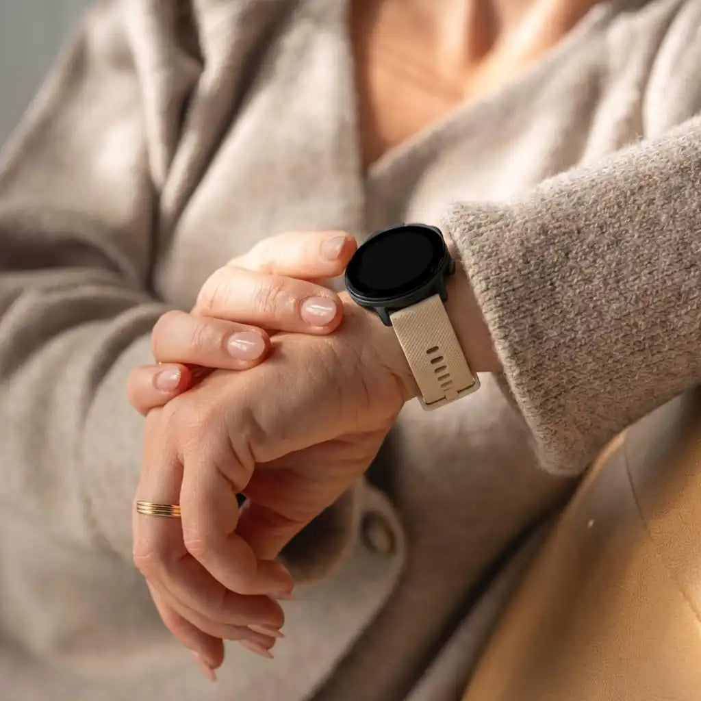 Huawei Watch GT 4 - 46mm Premium Silicone Strap (Beige)