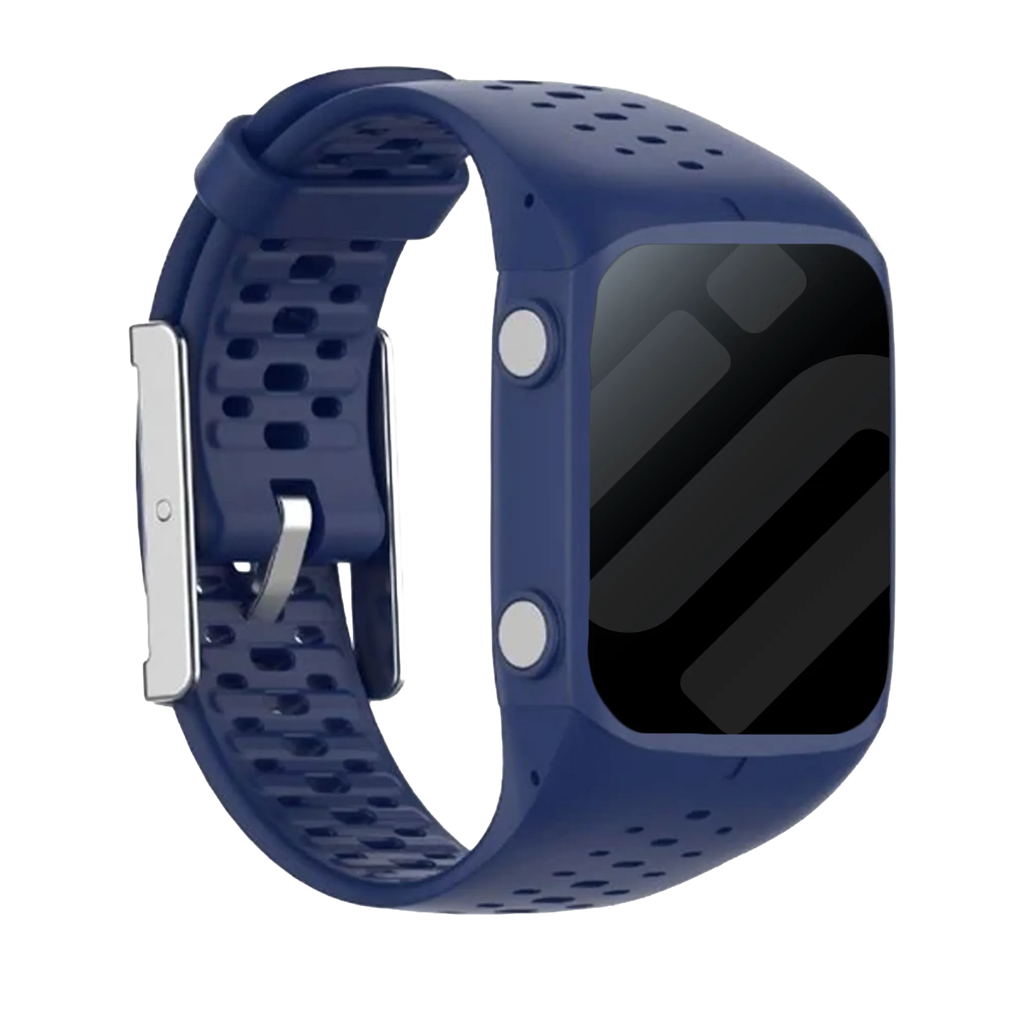 Polar M400 / M430 siliconen bandje (donkerblauw)