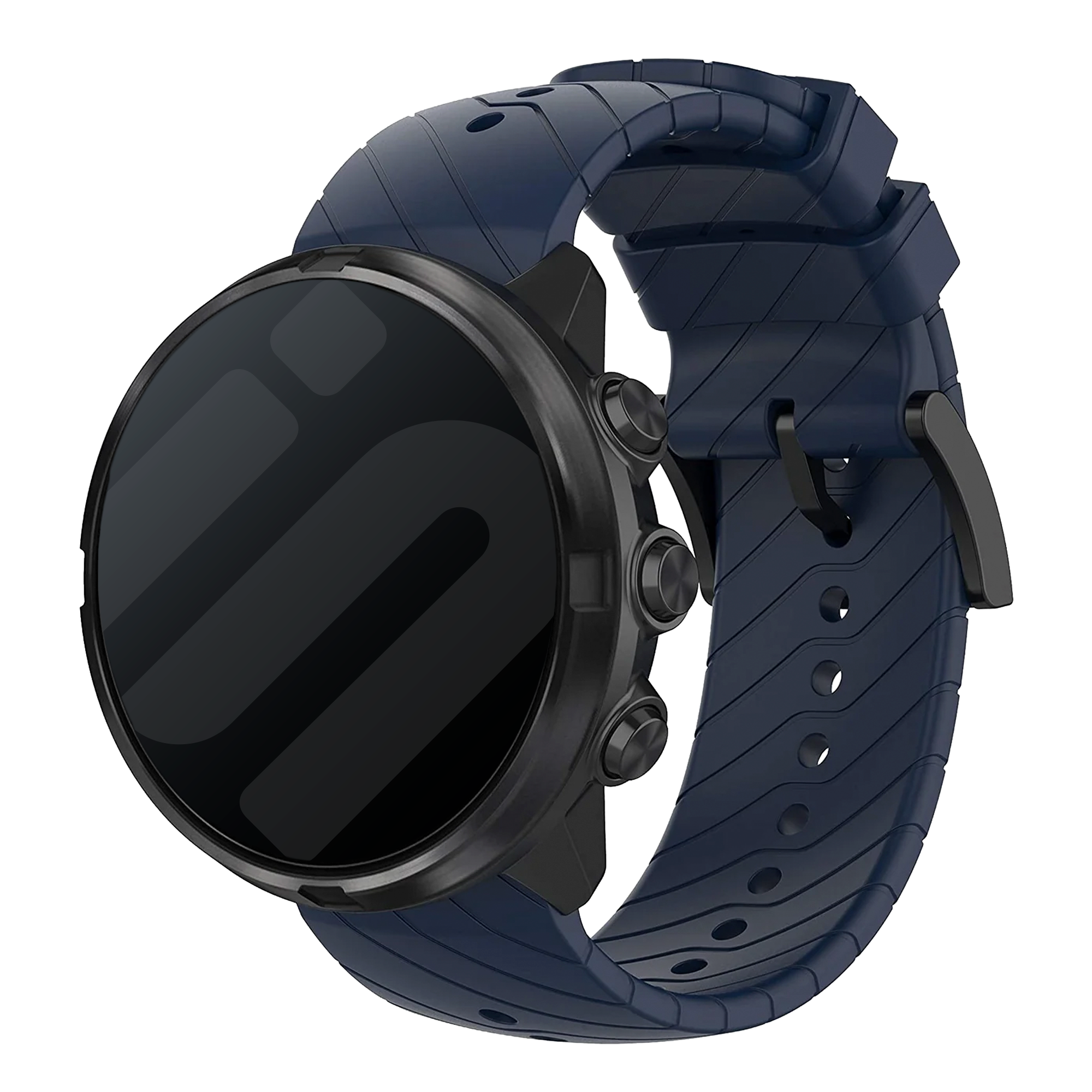 Suunto 9 (Baro) siliconen bandje (donkerblauw)