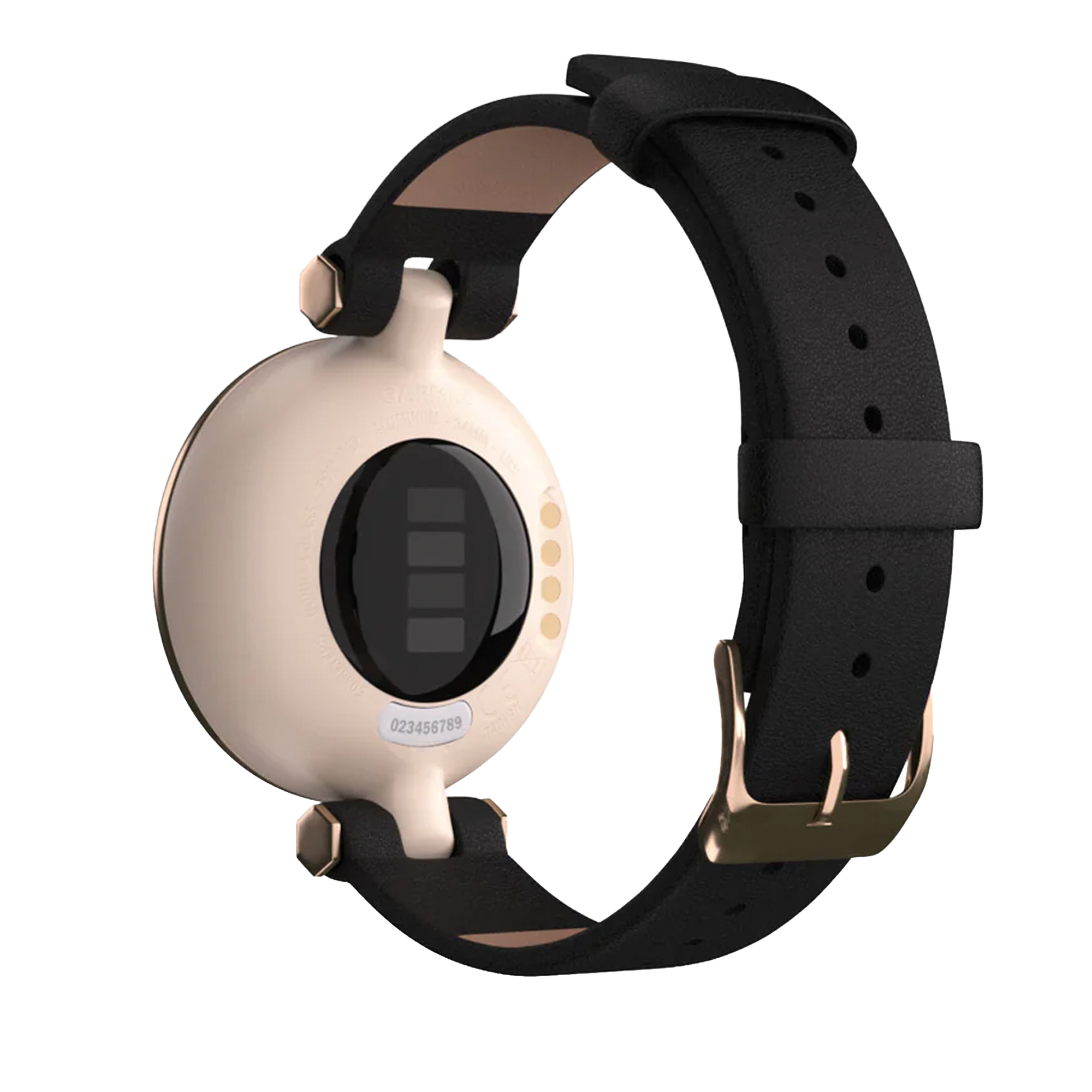 Garmin Lily leren bandje (zwart)