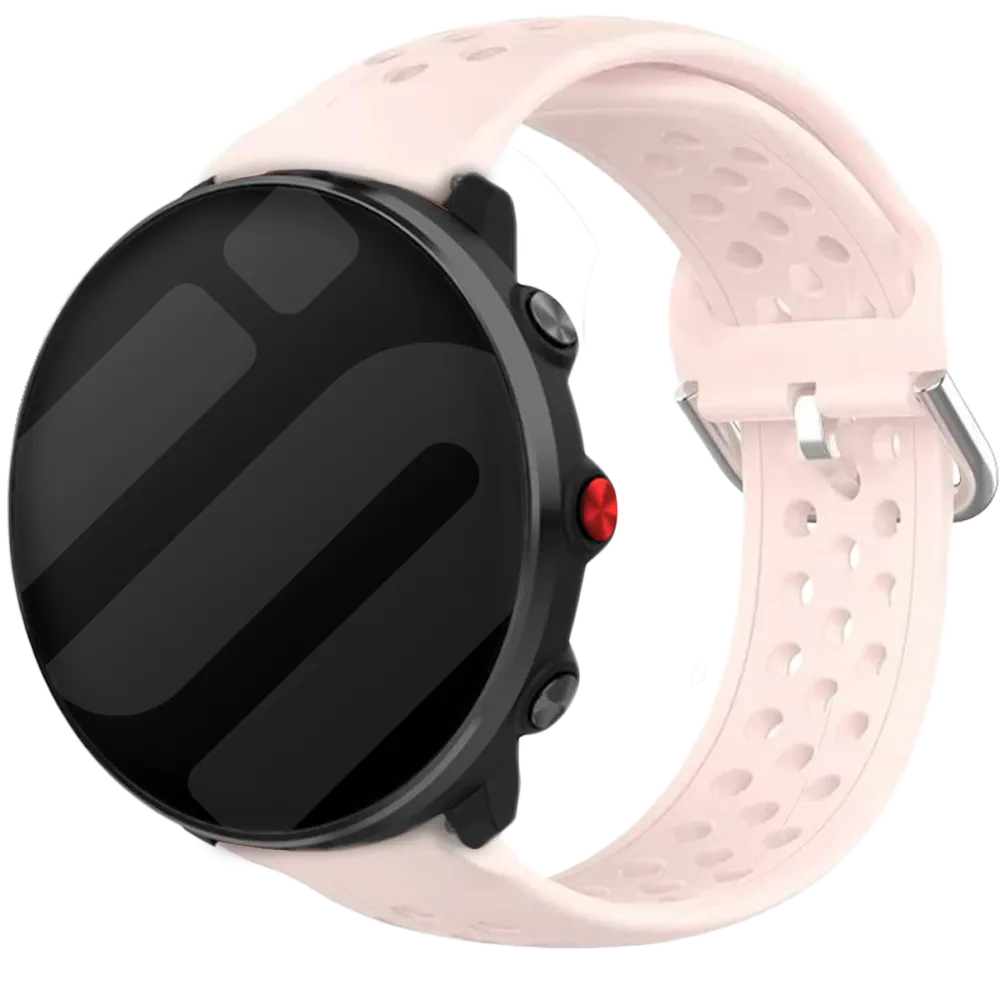 Polar Vantage M siliconen bandje met gaatjes (roze)