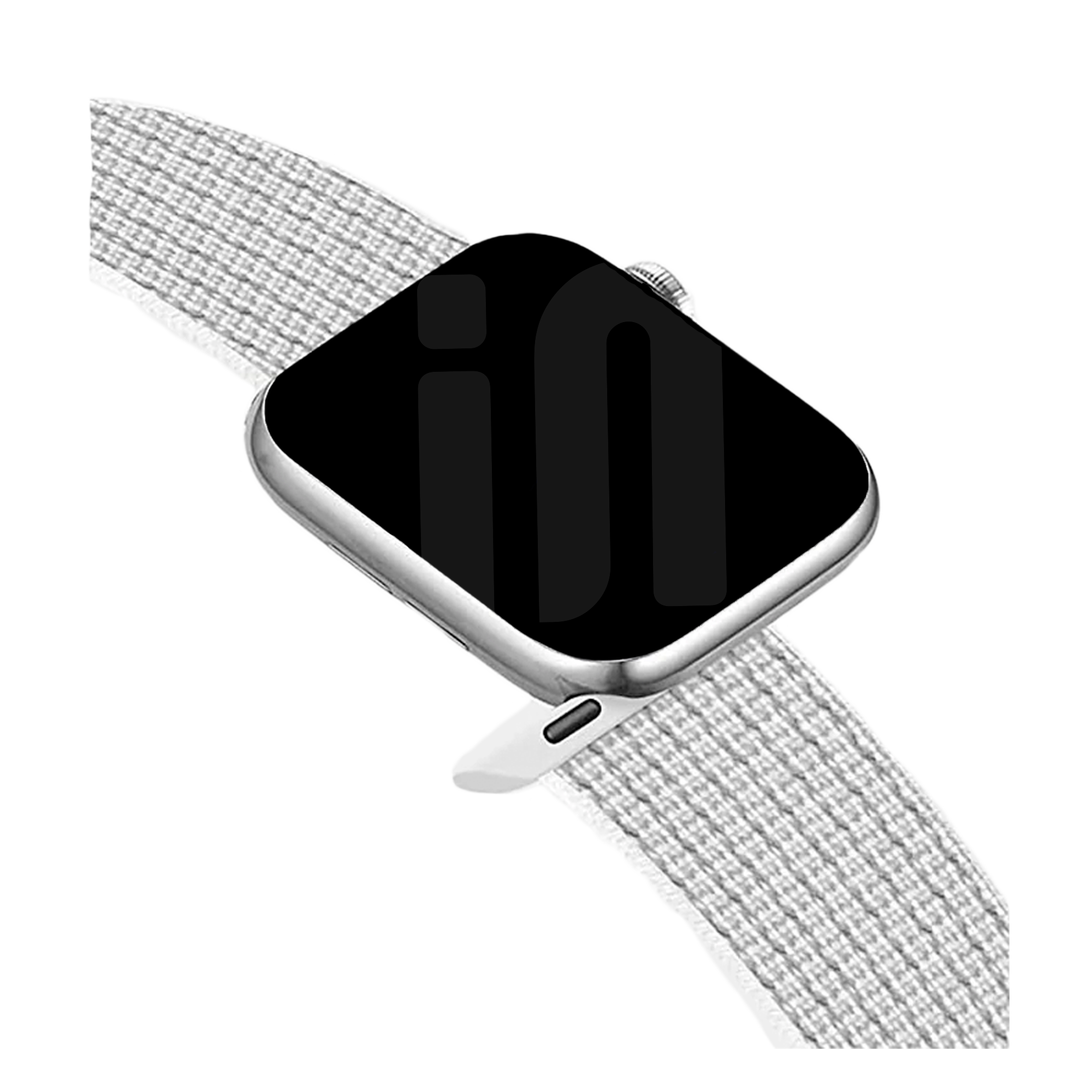 Apple Watch nylon loop bandje (wit)