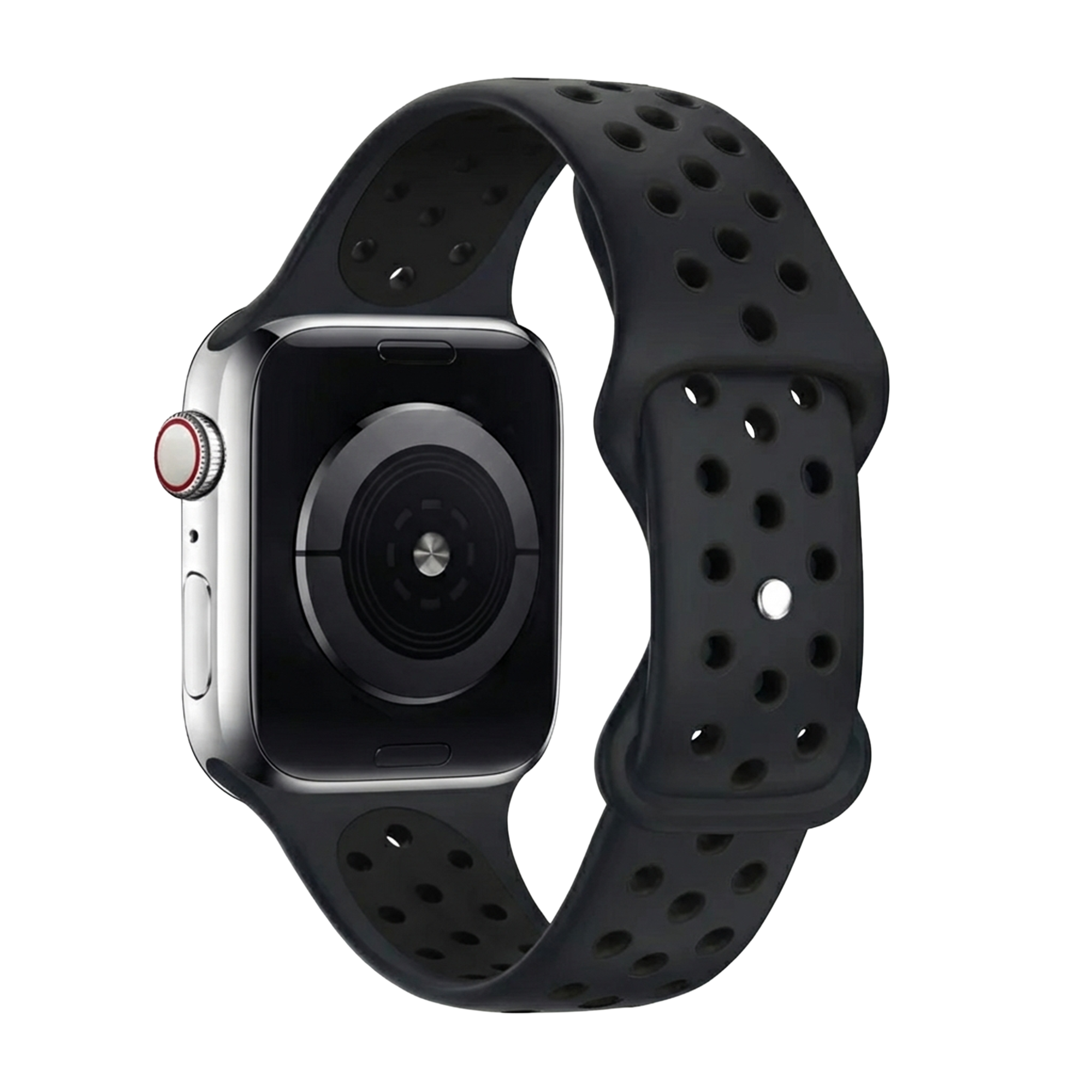 Apple Watch sport bandje (donkergrijs/zwart)