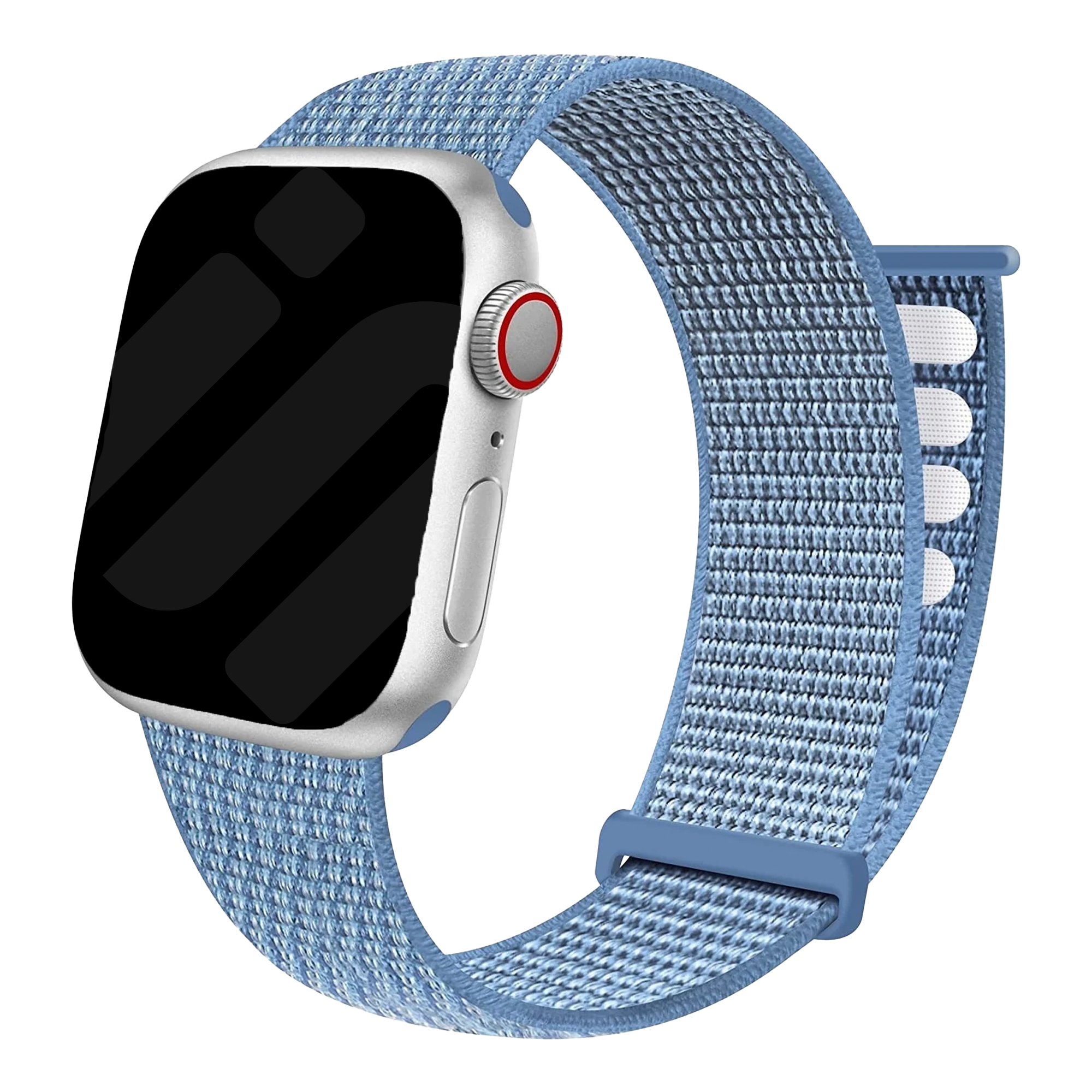 Apple Watch nylon loop bandje (blauw)