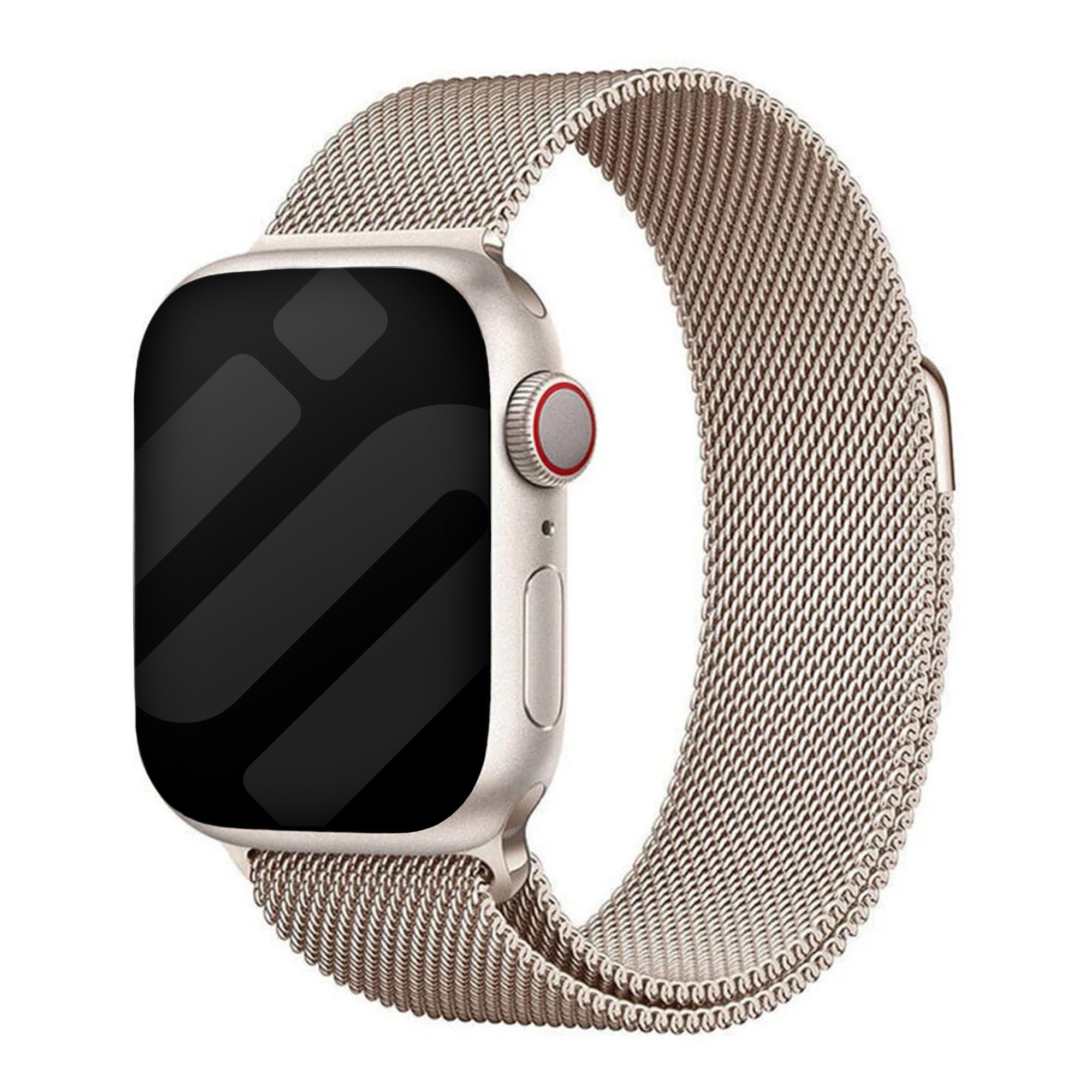Apple Watch Milanese band (sterrenlicht)